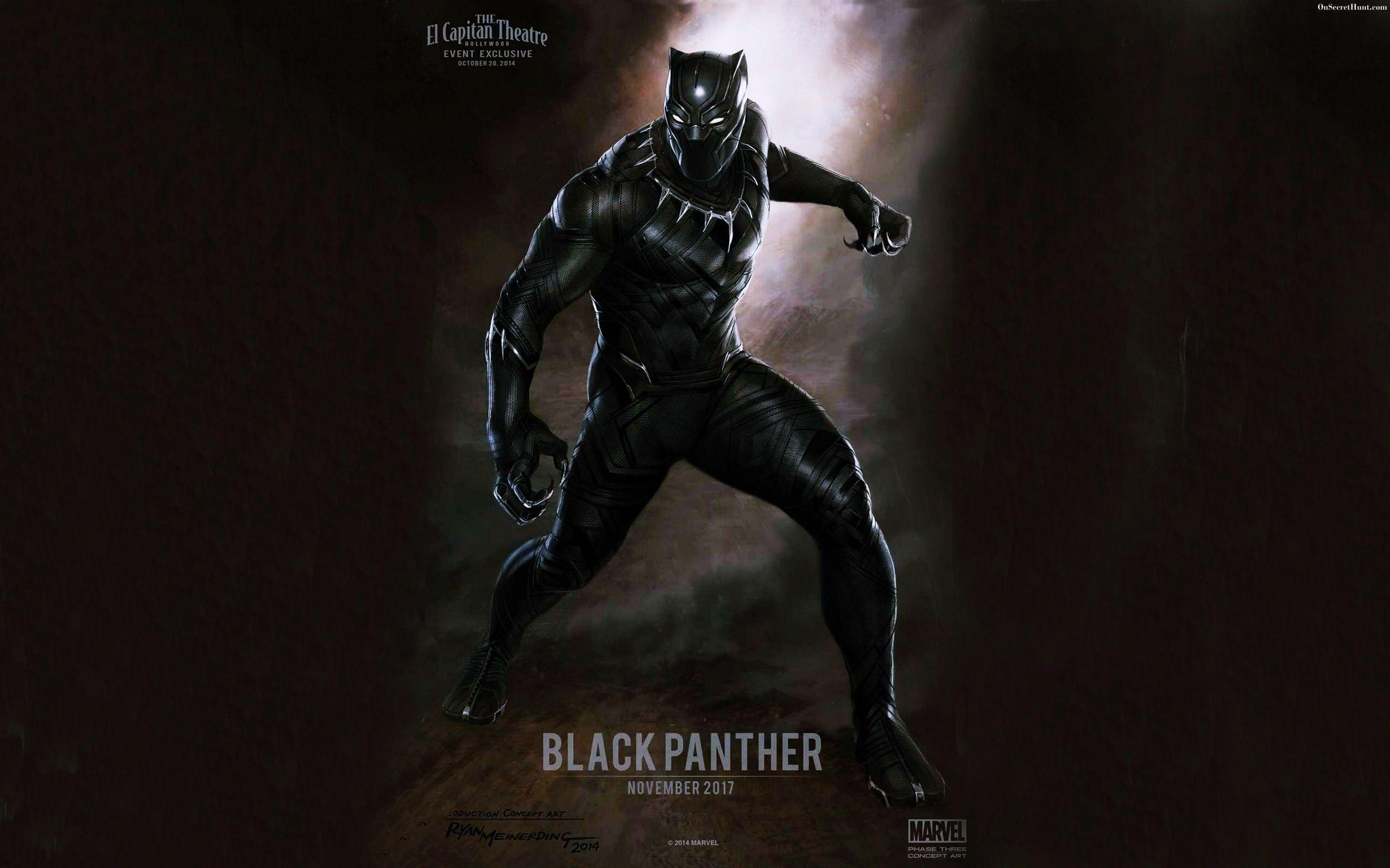 Hình nền HD 2560x1600 Black Panther Marvel