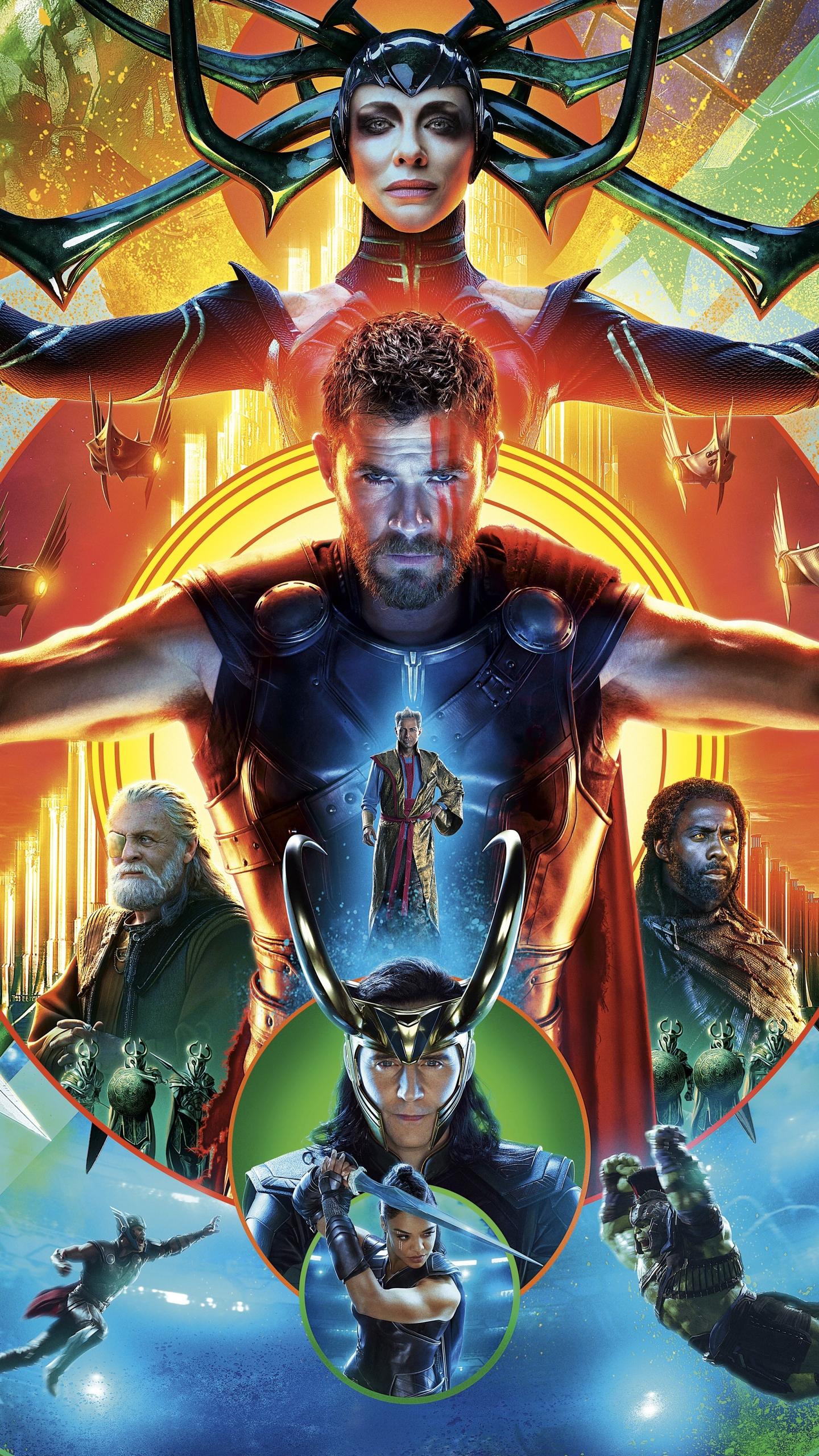 1440x2560 Thor: Ragnarok Phone Wallpaper