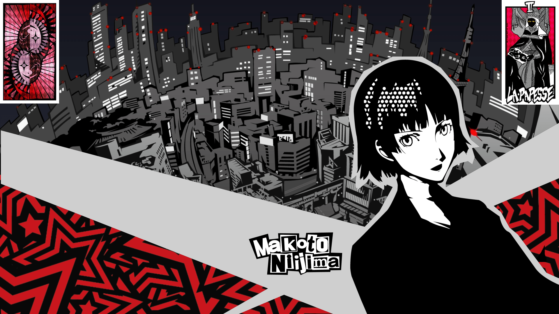 1920x1080 I made a wallpaper of the best student council president Makoto