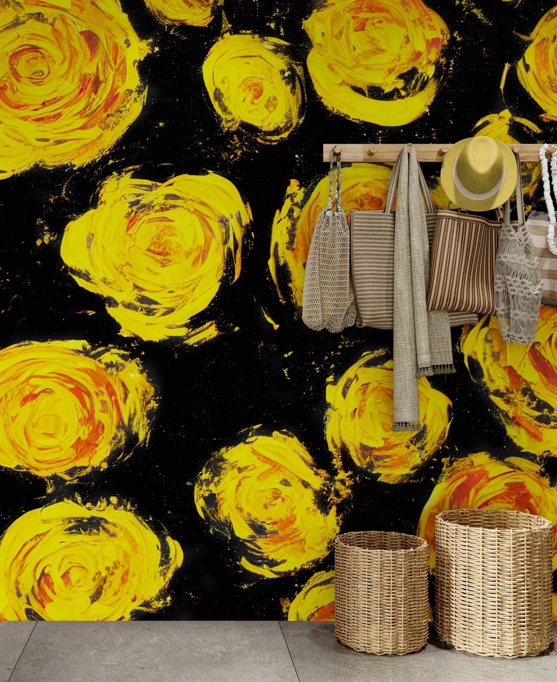 Black and Yellow Flower Wallpapers Top Free Black and Yellow Flower