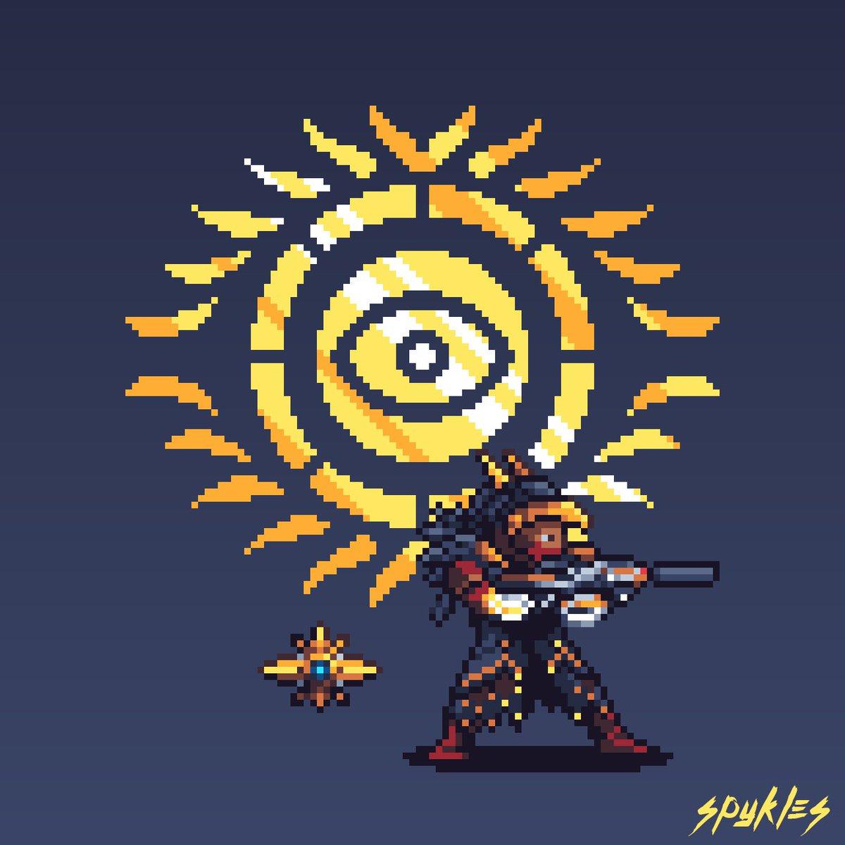 1200x1200 Spykles and Sagira Pixel Art finished! Wallpaper available here: #destiny2 #CurseOfOsiris #pixelart # DESTINY #Osiris #sagira @DestinyComArt