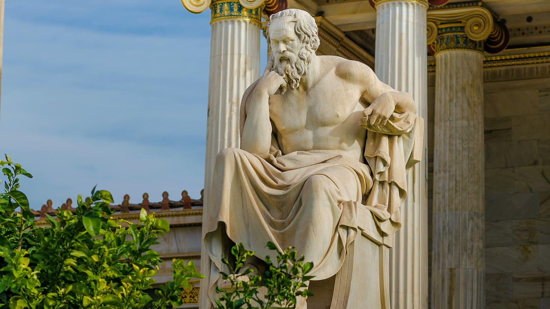 Marble Statue Of The Ancient Greek Philosopher Socrat - vrogue.co