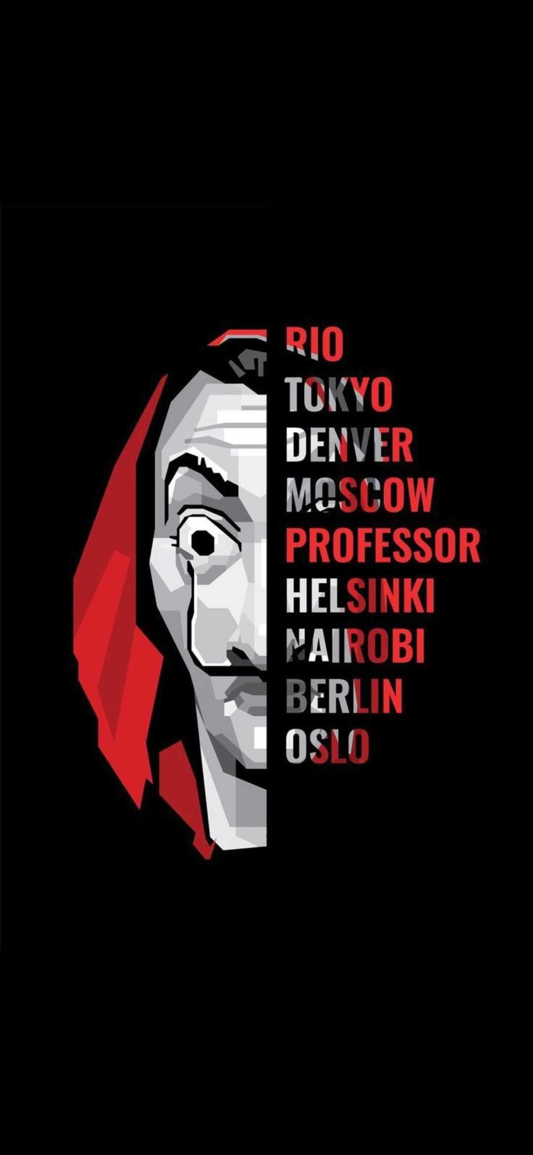 1080x2340 Money Heist Wallpaper Browse Money Heist Wallpaper with collections of Denver, iPhone, Mas. Money wallpaper iphone, Money heist wallpaper iphone, Crazy wallpaper