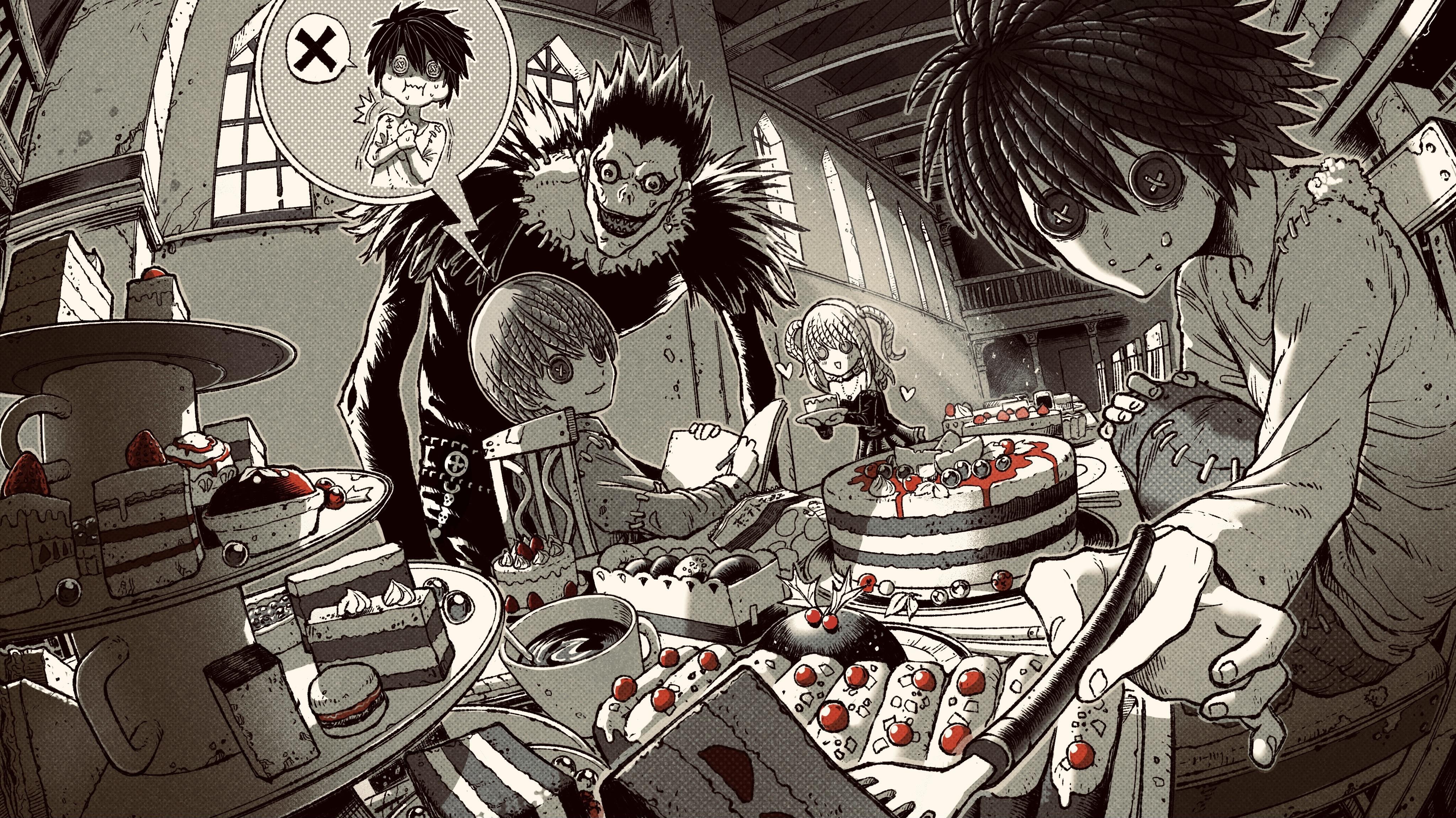 4096x2303 Death Note HD, L (Death Note), Near (Death Note), Mello (Death Note), Ryuk (Death Note) Gallery HD Wallpaper