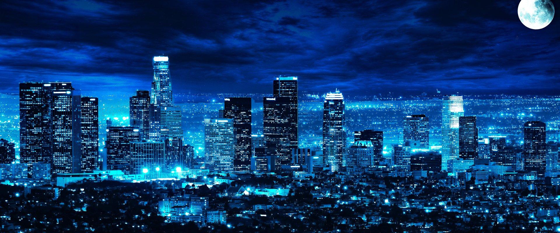 1920x800 LA Nightscape in 4K Ultra HDx3000