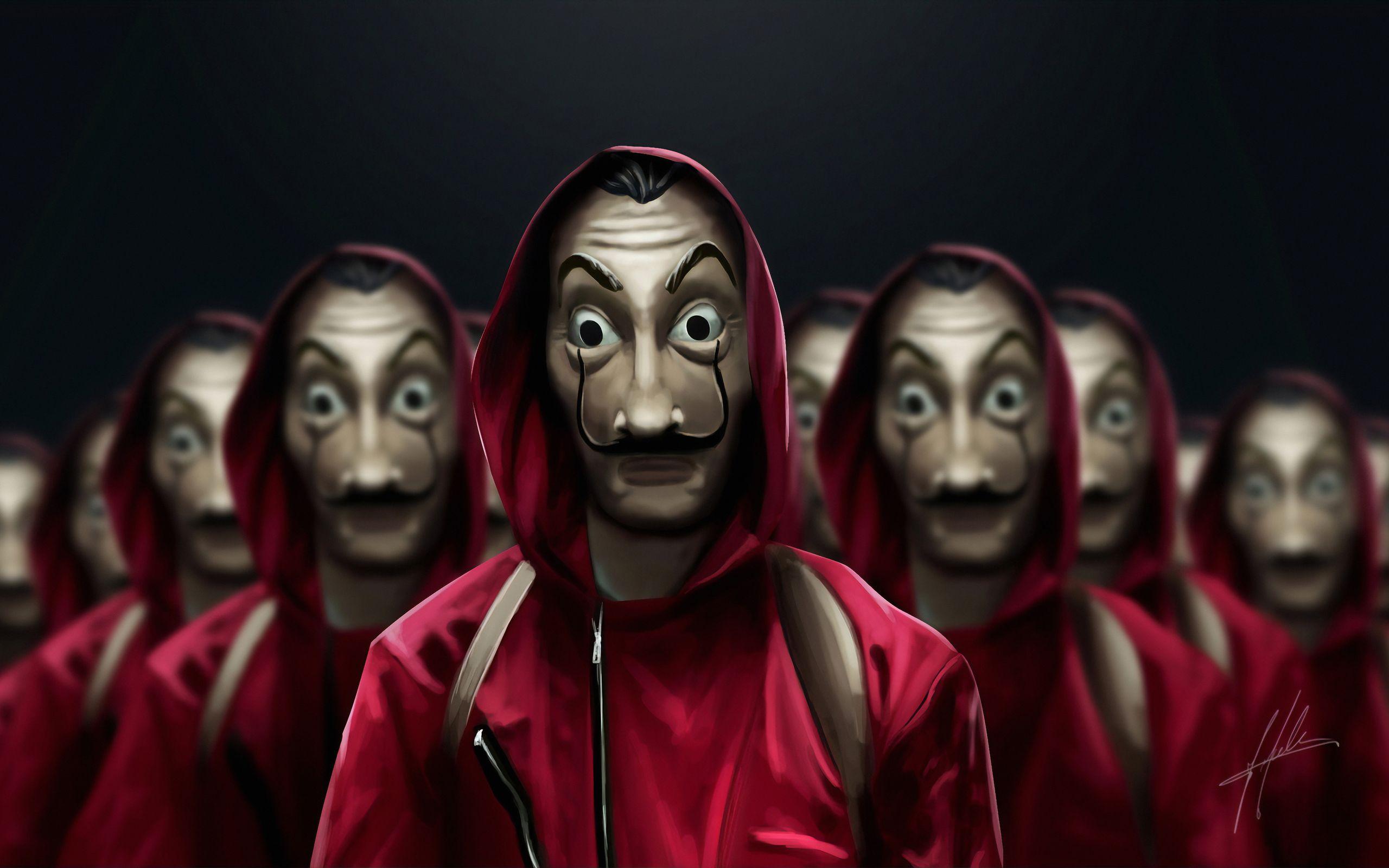 2560x1600 Money Heist Wallpaper