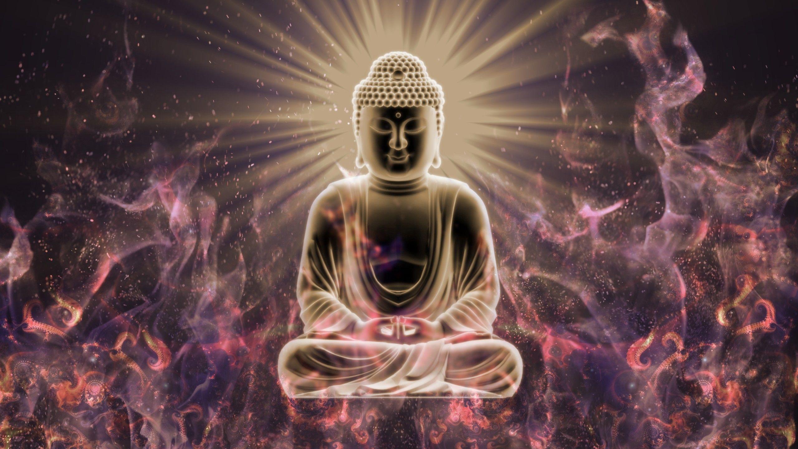 2560x1440 Buddha Meditation Wallpaper