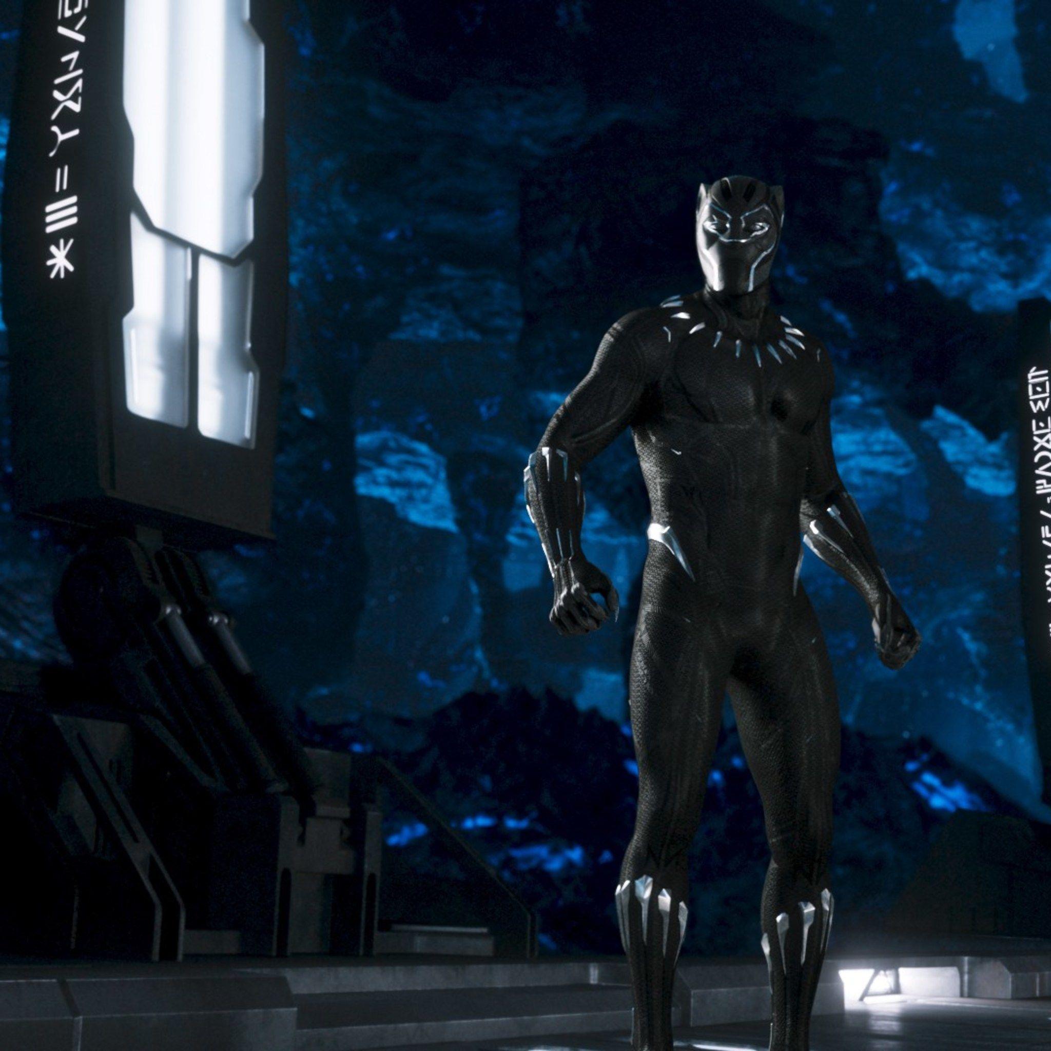2048x2048 Marvel Black Panther Movie 2018 iPad Air HD 4k Wallpaper