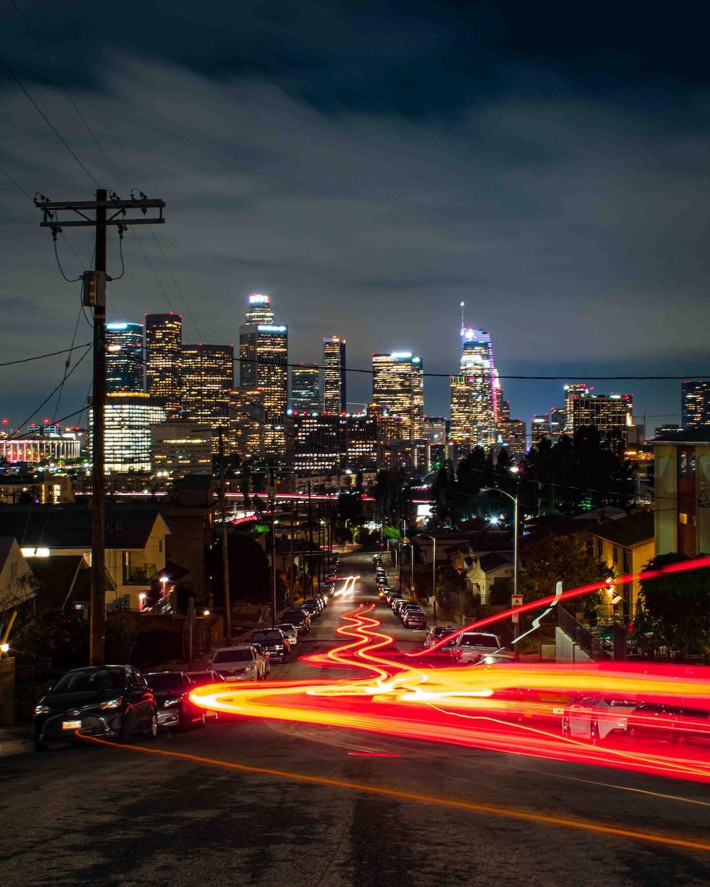 1000x1250 1K+ Los Angeles Night Picture. Download Free Image