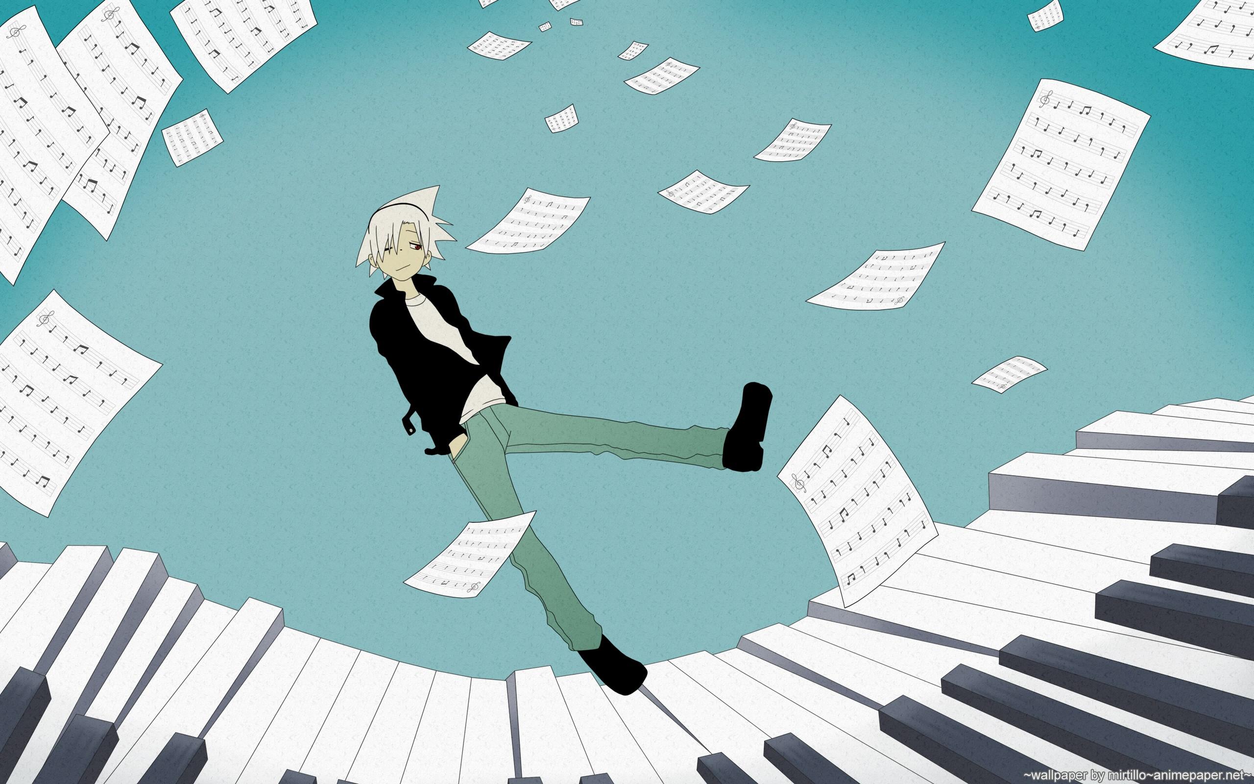 2560x1600 Soul Eater, Paper, Piano, Musical Notes Wallpaper HD / Desktop and Mobile Background