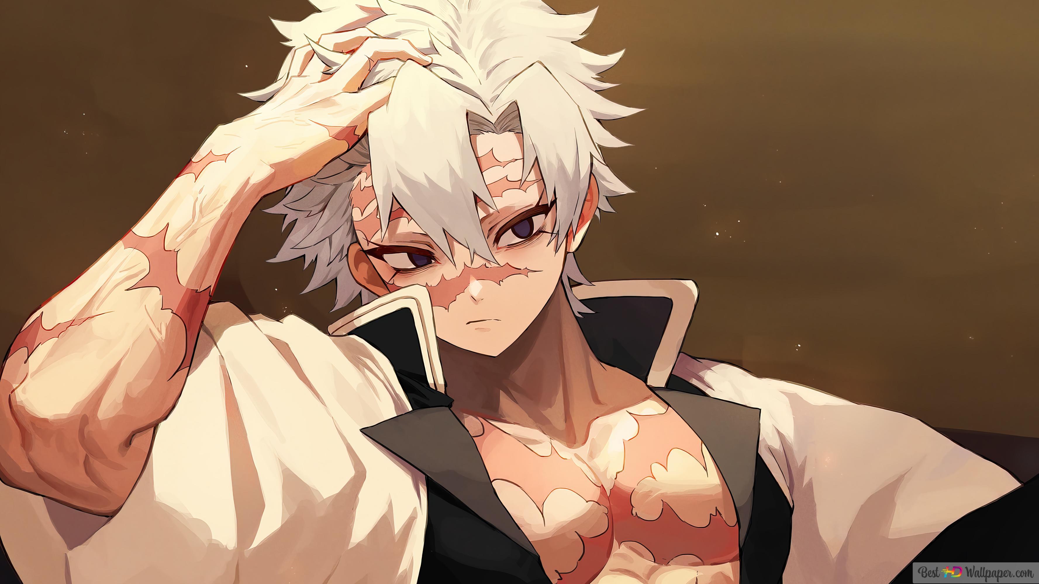 3554x1999 Demon Slayer : Sanemi Shinazugawa Wind Hashira 4K wallpaper download