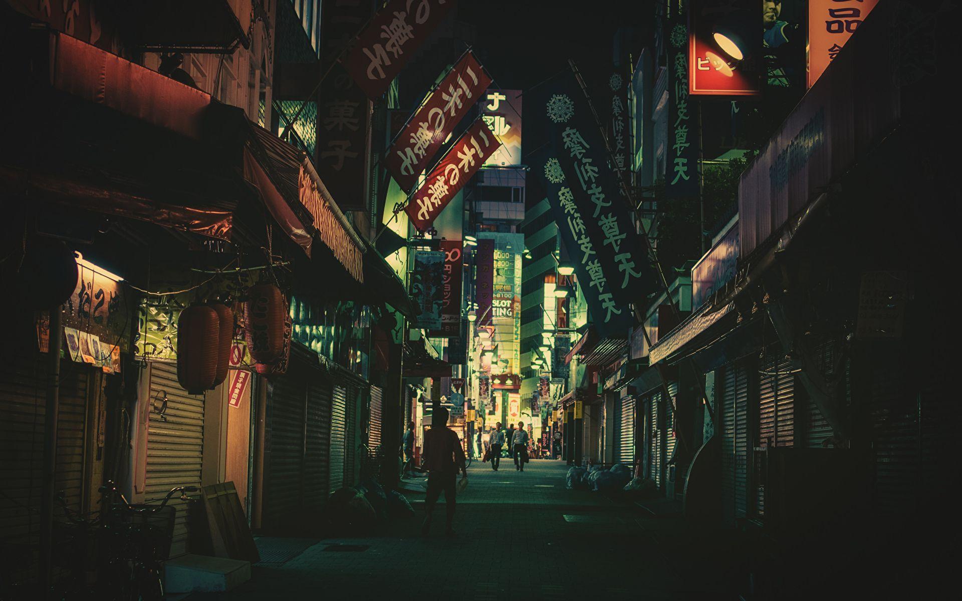 1920x1200 Tokyo Streets Wallpaper