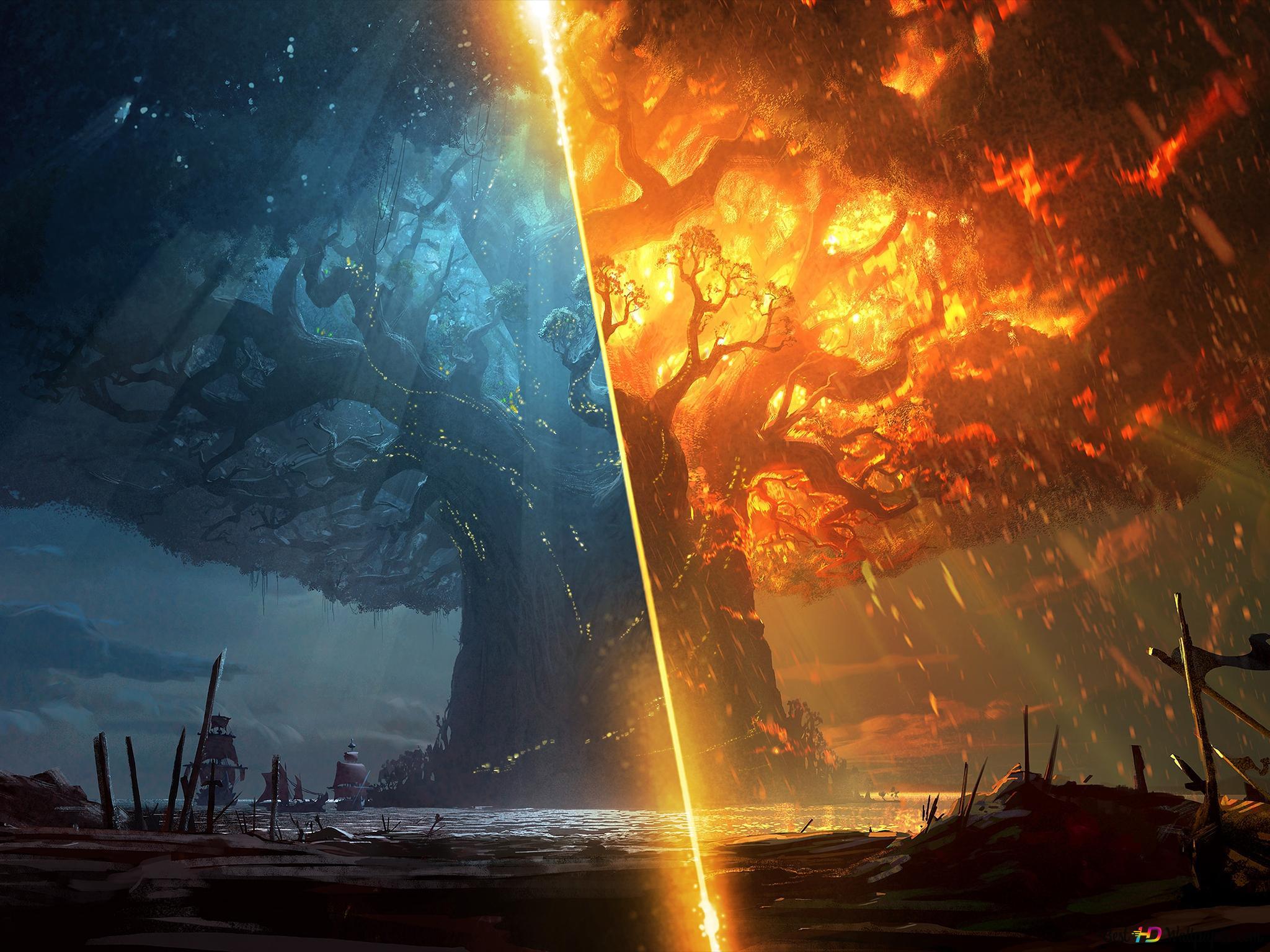 Sylvanas Burning Teldrassil Wallpapers Top Free Sylvanas Burning Teldrassil Backgrounds