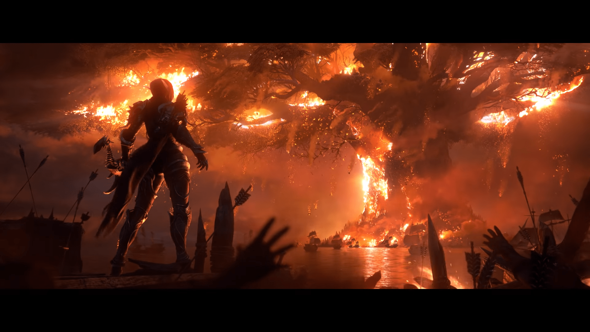 1920x1080 Sylvanas and Teldrassil Cinematic version