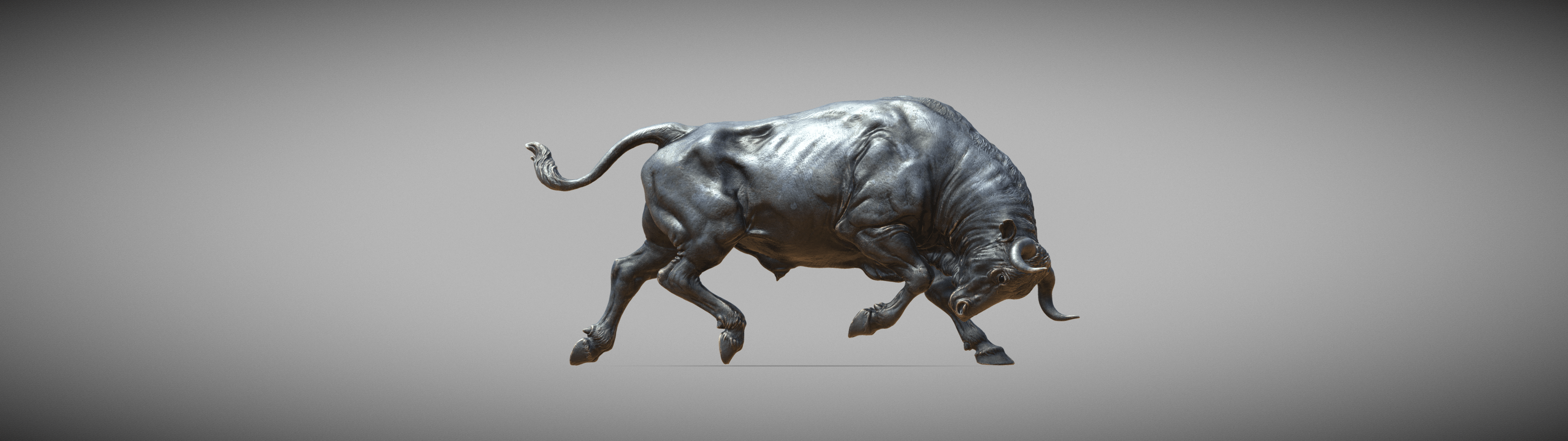 3840x1080 Charging Bull [3840 x 1080]