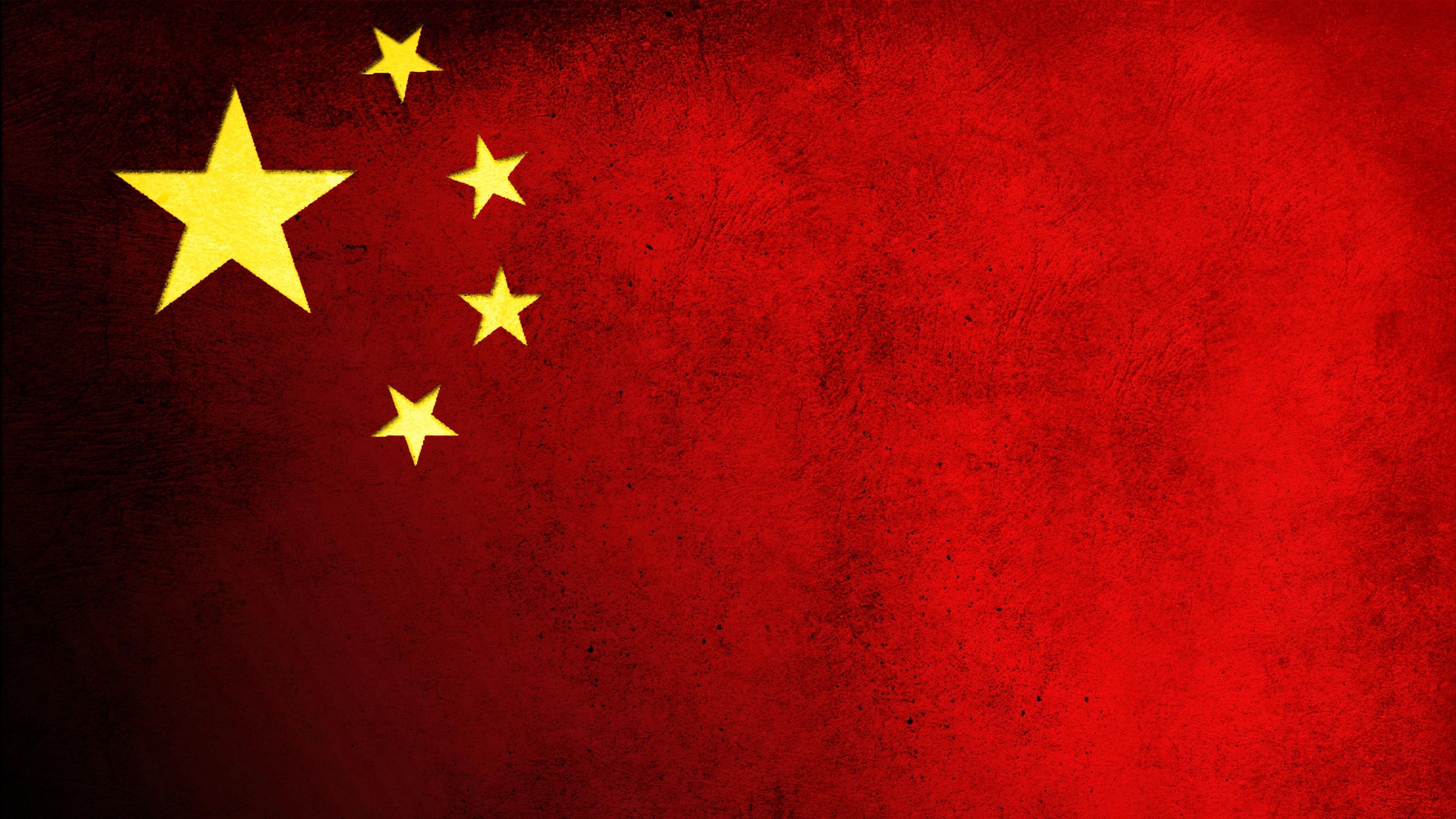 3840x2160 China Flag Wallpaper