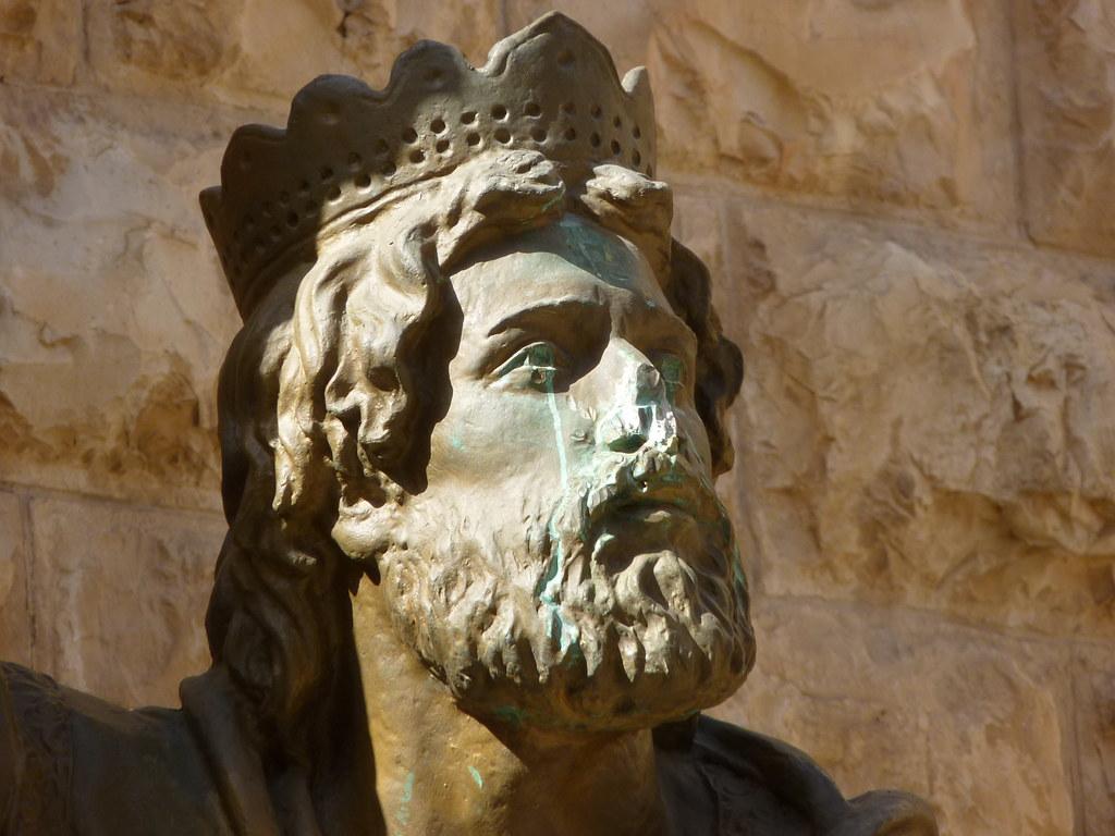 1024x768 King David Statue 3. King David Statue With Broken Nose