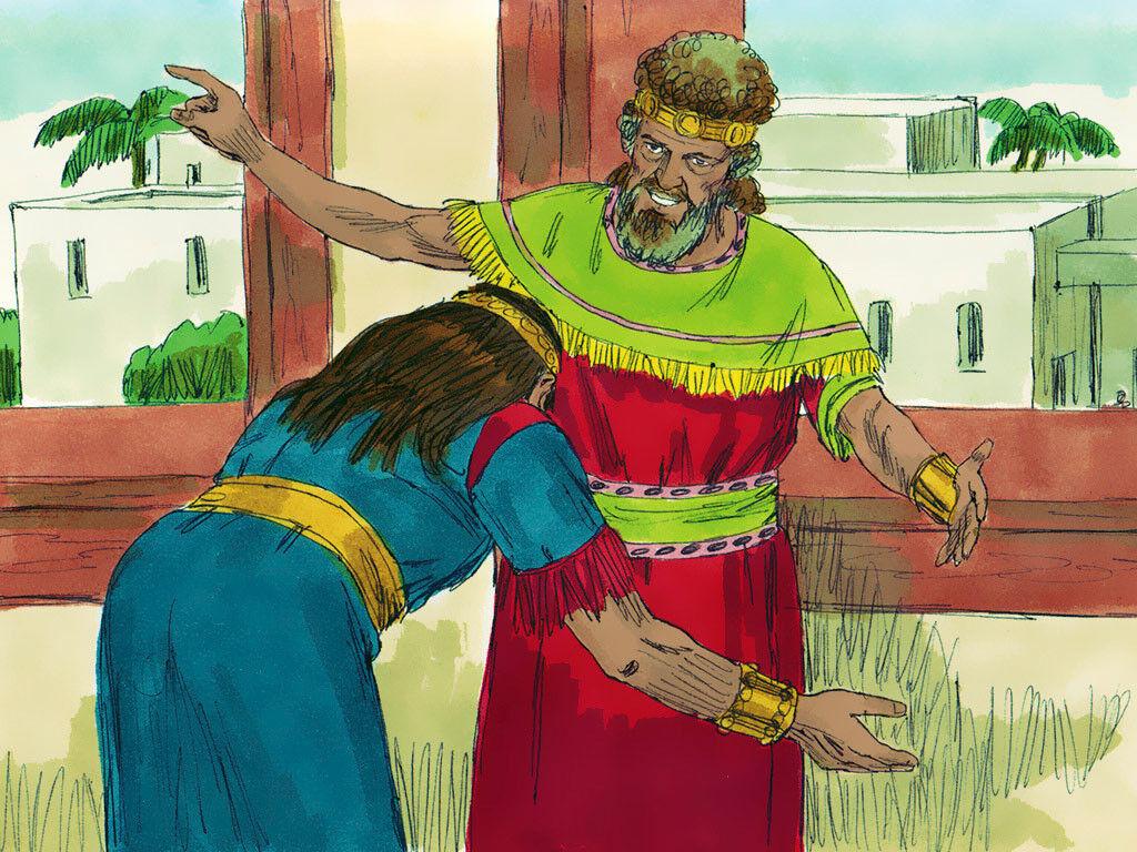 1024x768 FreeBibleimage - Absalom rebels against King David - Absalom rebels and gathers an army (2 Samuel 15:1:33)
