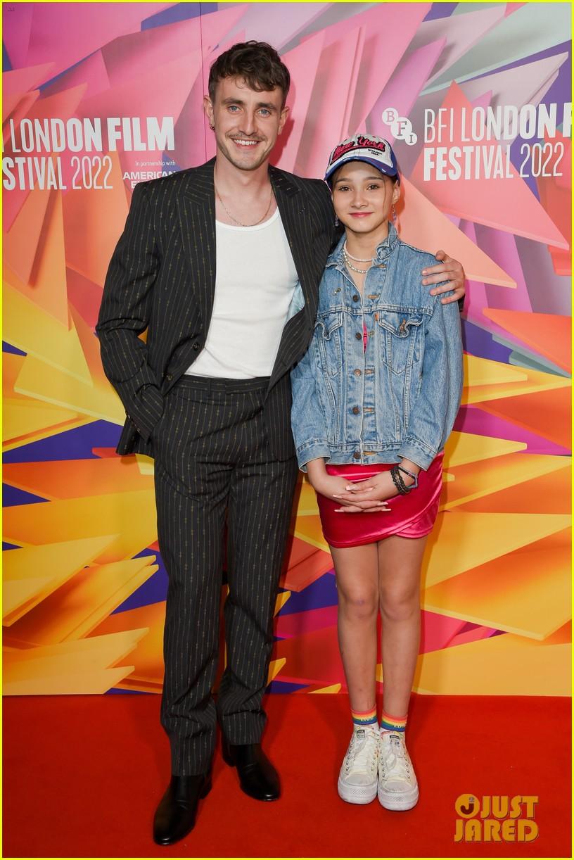 816x1222 Paul Mescal Hits the Red Carpet at London Premiere of 'Aftersun': Photo 4838206. Brooklyn Toulson, Charlotte Wells, Frankie Corio, Harry Perdios, Kayleigh Coleman, Paul Mescal, Ruby Thompson Picture