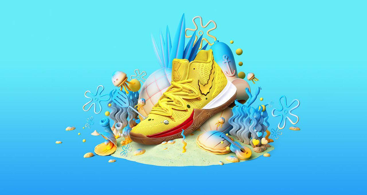 1280x680 New Nike Kyrie X Spongebob Collection shoes: Are former Celtic Kyrie Irving's sneakers hot, hilarious or hideous?