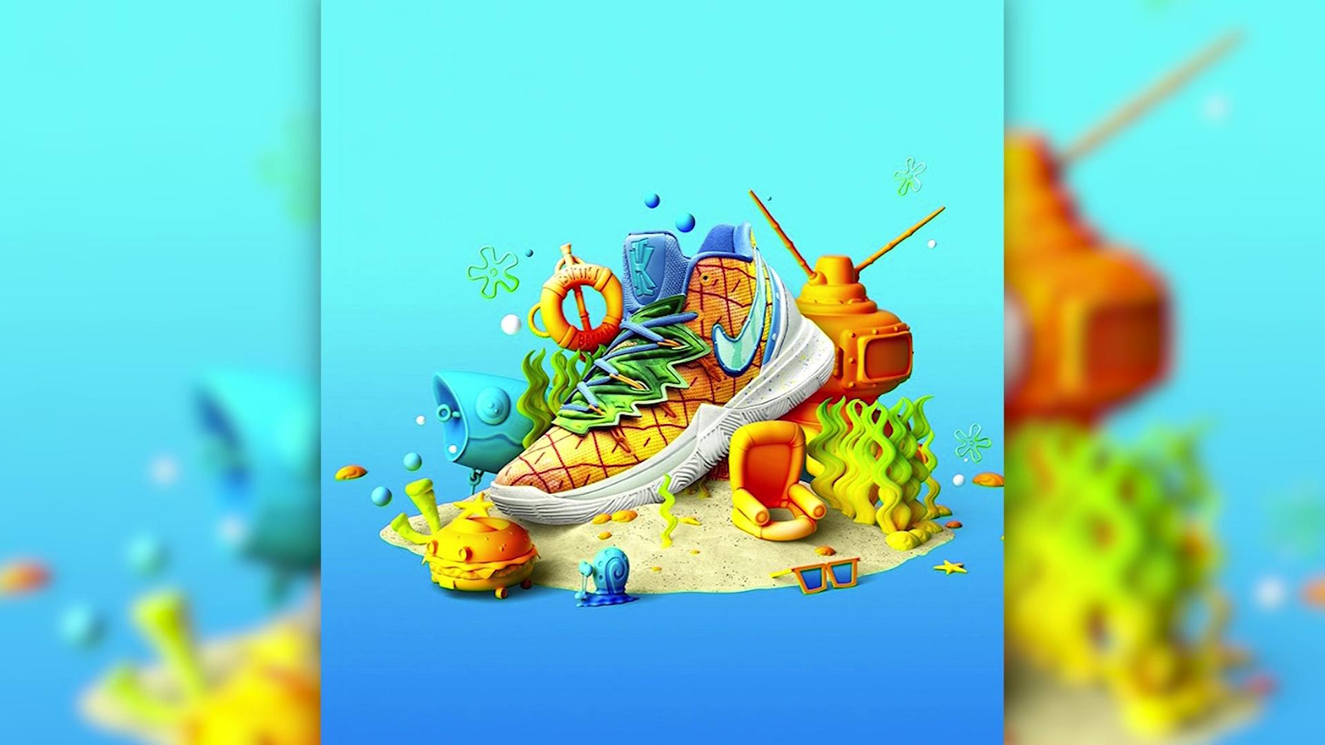 1920x1080 Kyrie 5 Spongebob Pineapple House
