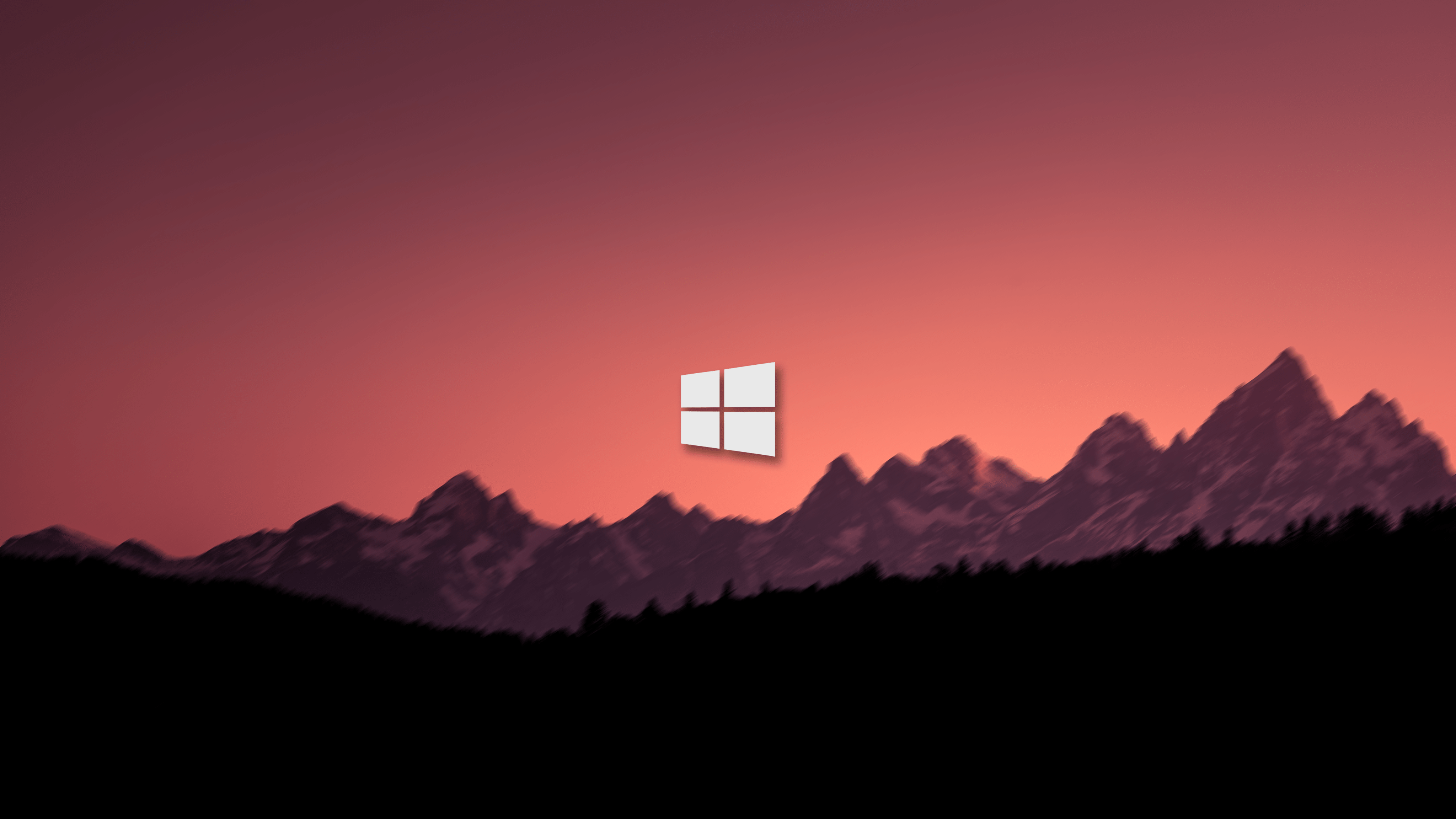 4096x2304 Some nice windows logo wallpaper