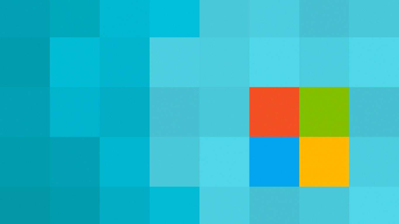1366x768 Windows 10 Minimal desktop PC and Mac wallpaper