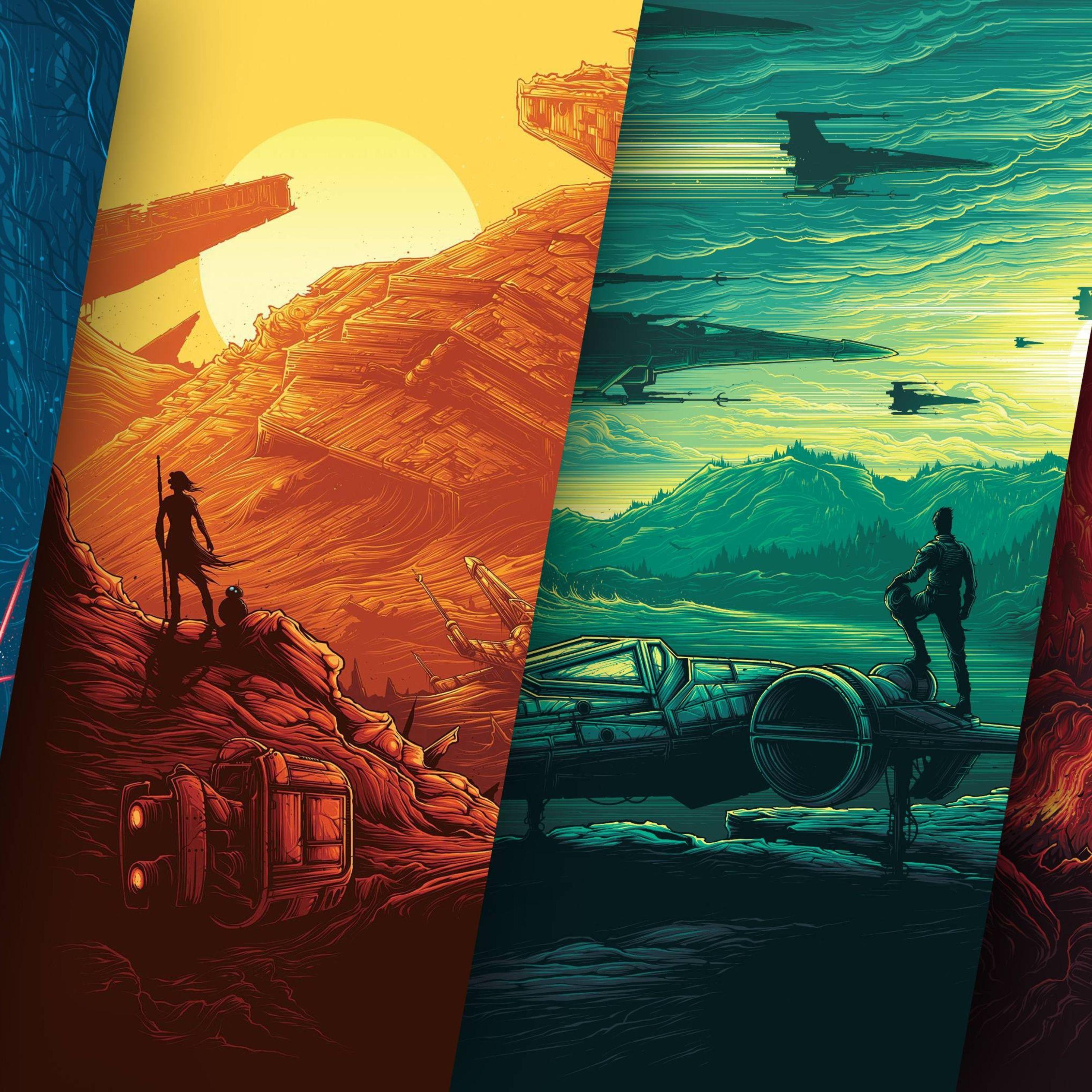 2932x2932 Star Wars Poster 4k iPad Pro Retina Display HD 4k