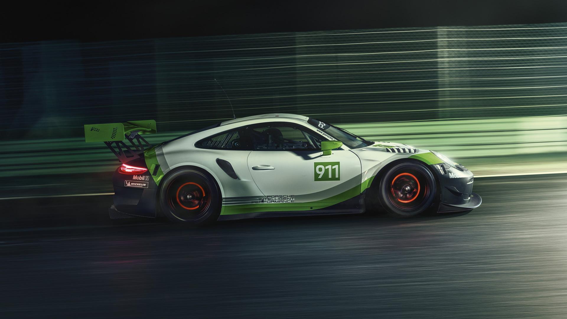 1920x1080 Porsche 911 GT3 R race car revealed
