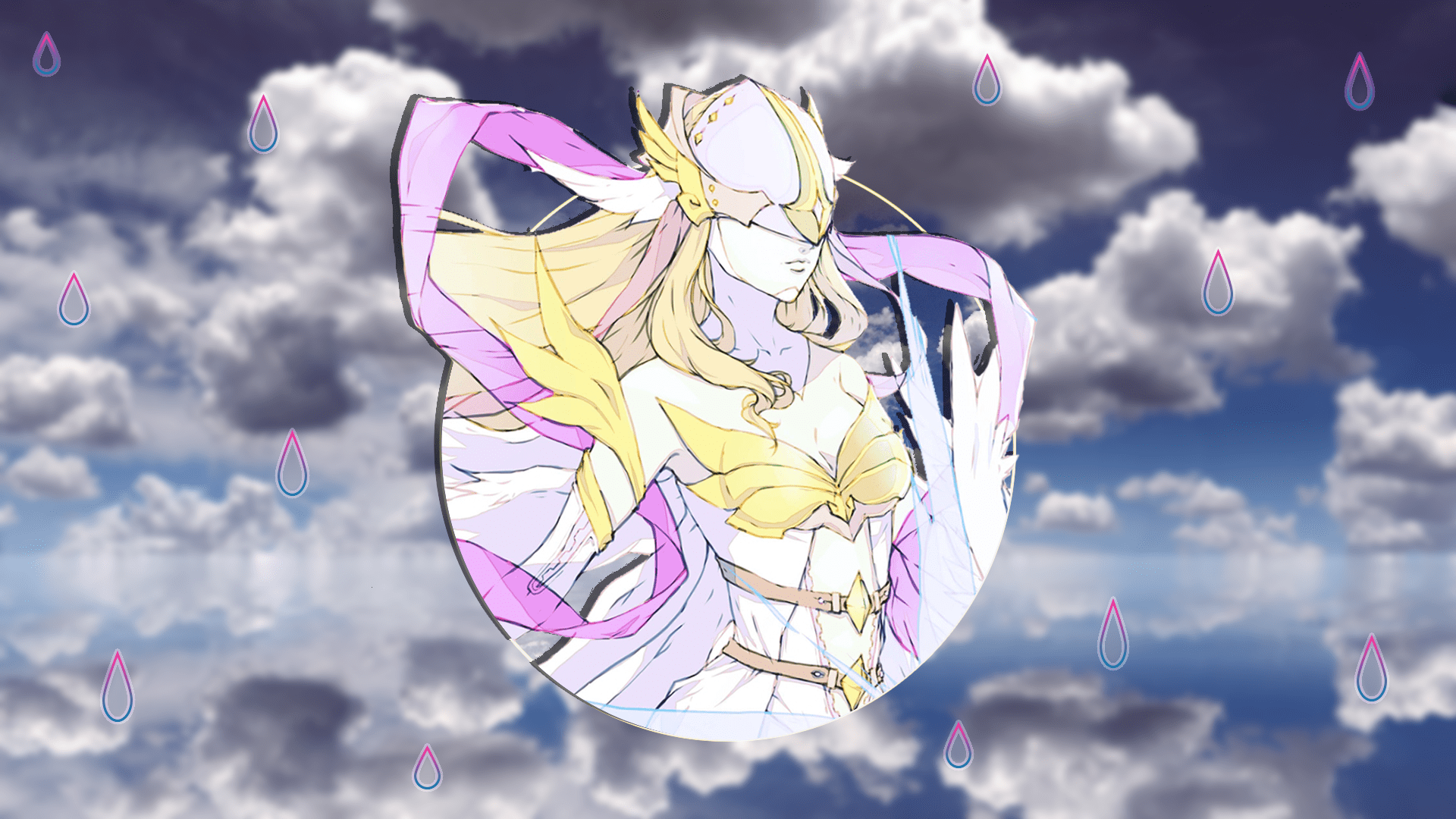1920x1080 Picture In Picture, Digimon, Angewomon Gallery HD Wallpaper