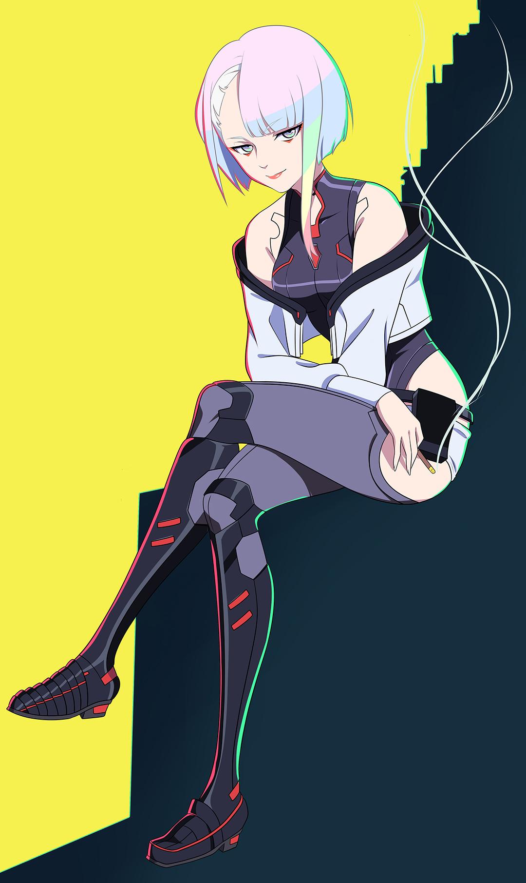 Lucy Kushinado CyberPunk Edgerunners GFX wallpaper by TheOriginalYEET on  DeviantArt