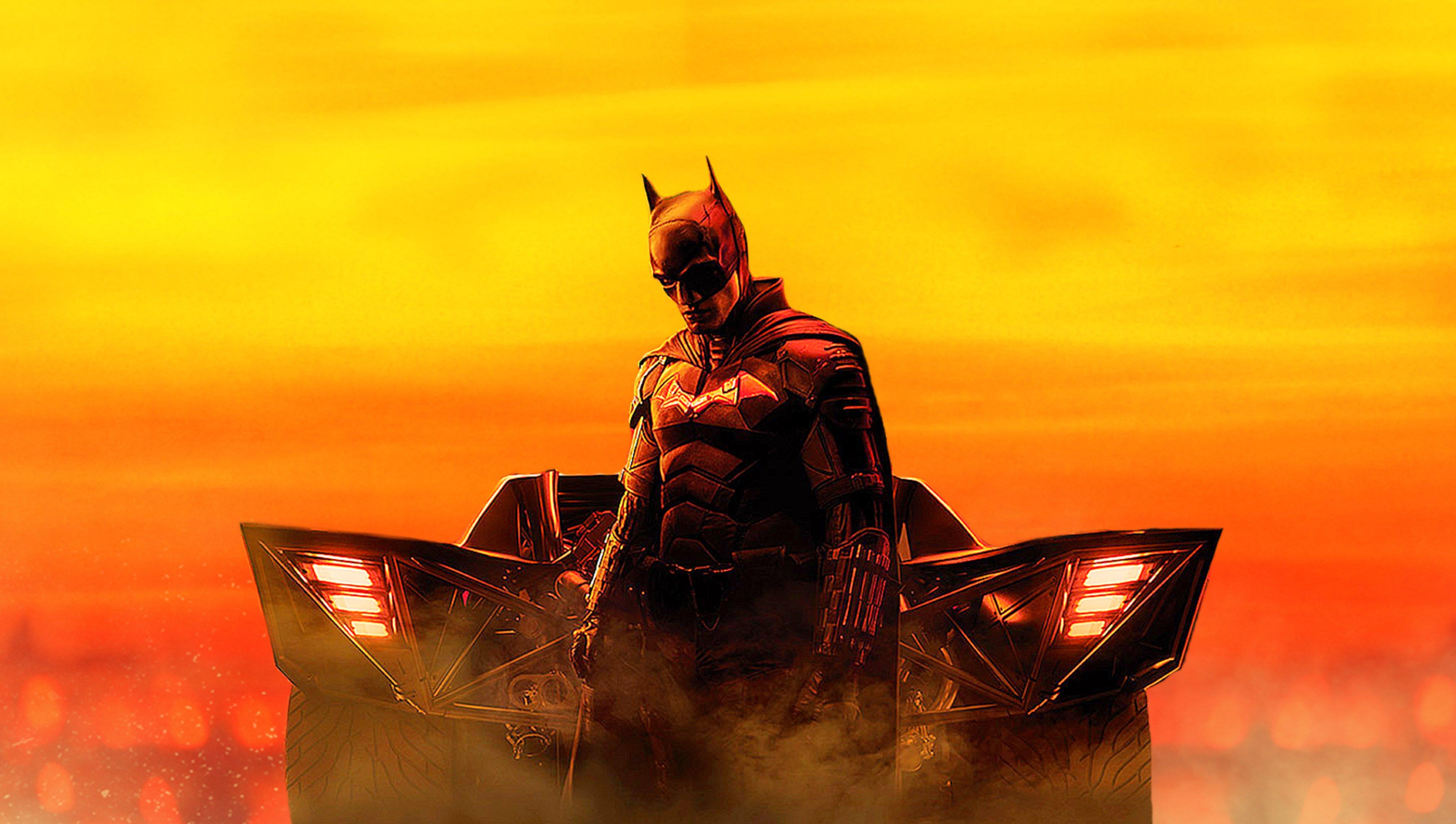4032x2281 HD PC and mobile textless wallpaper of Batman