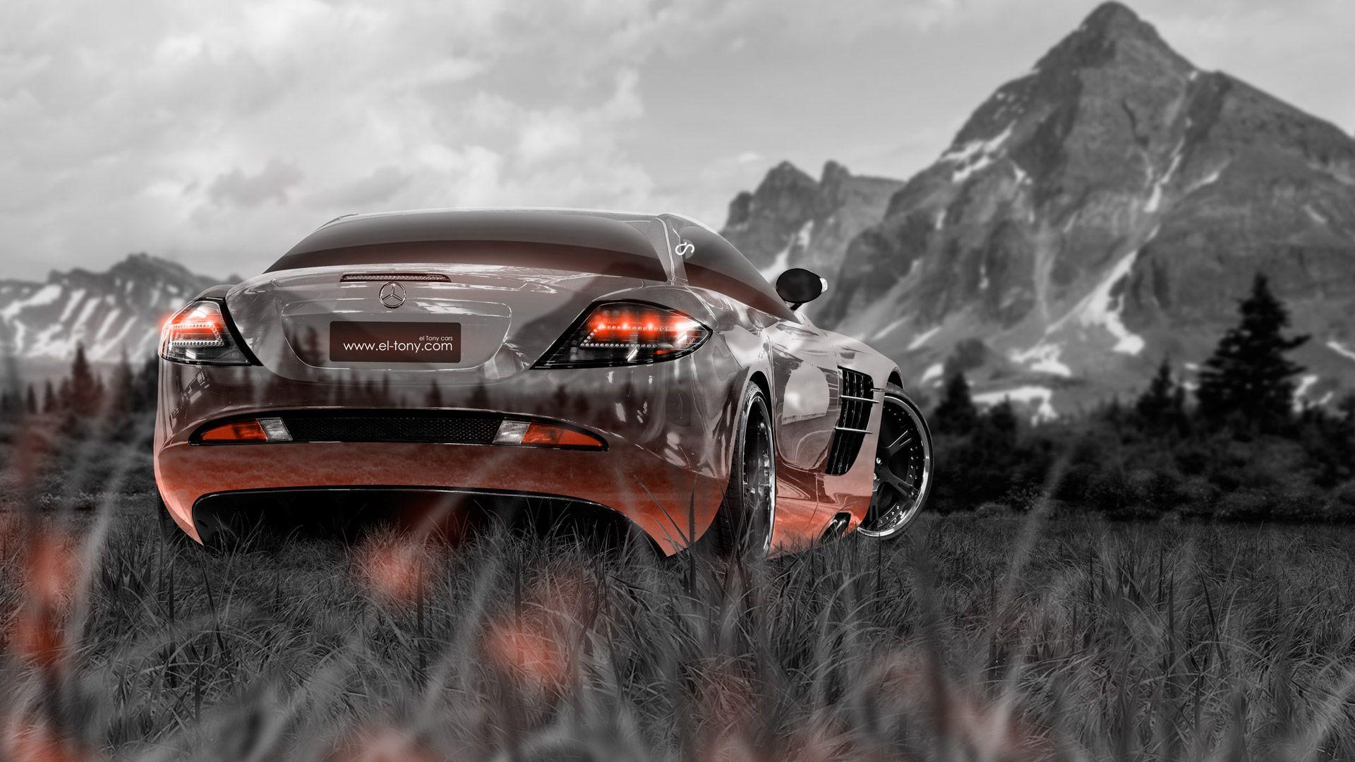 1920x1080 Mercedes Benz SLR McLaren Crystal Nature Car 2014
