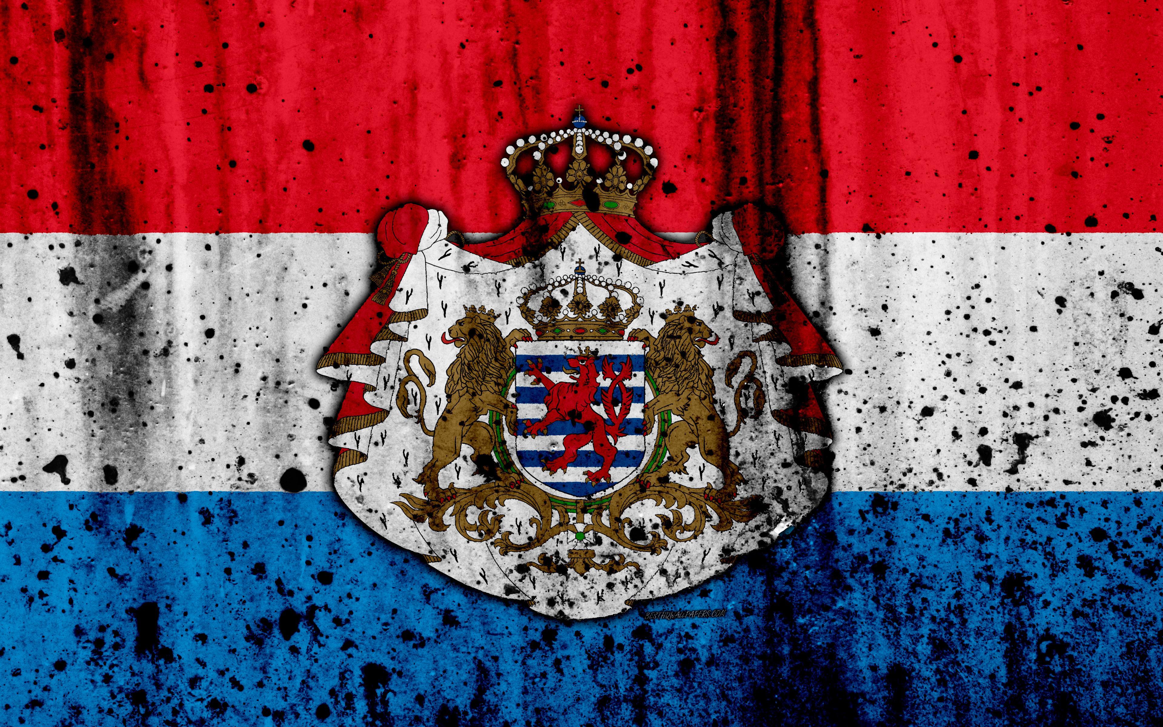 3840x2400 Luxembourg Flag Wallpaper