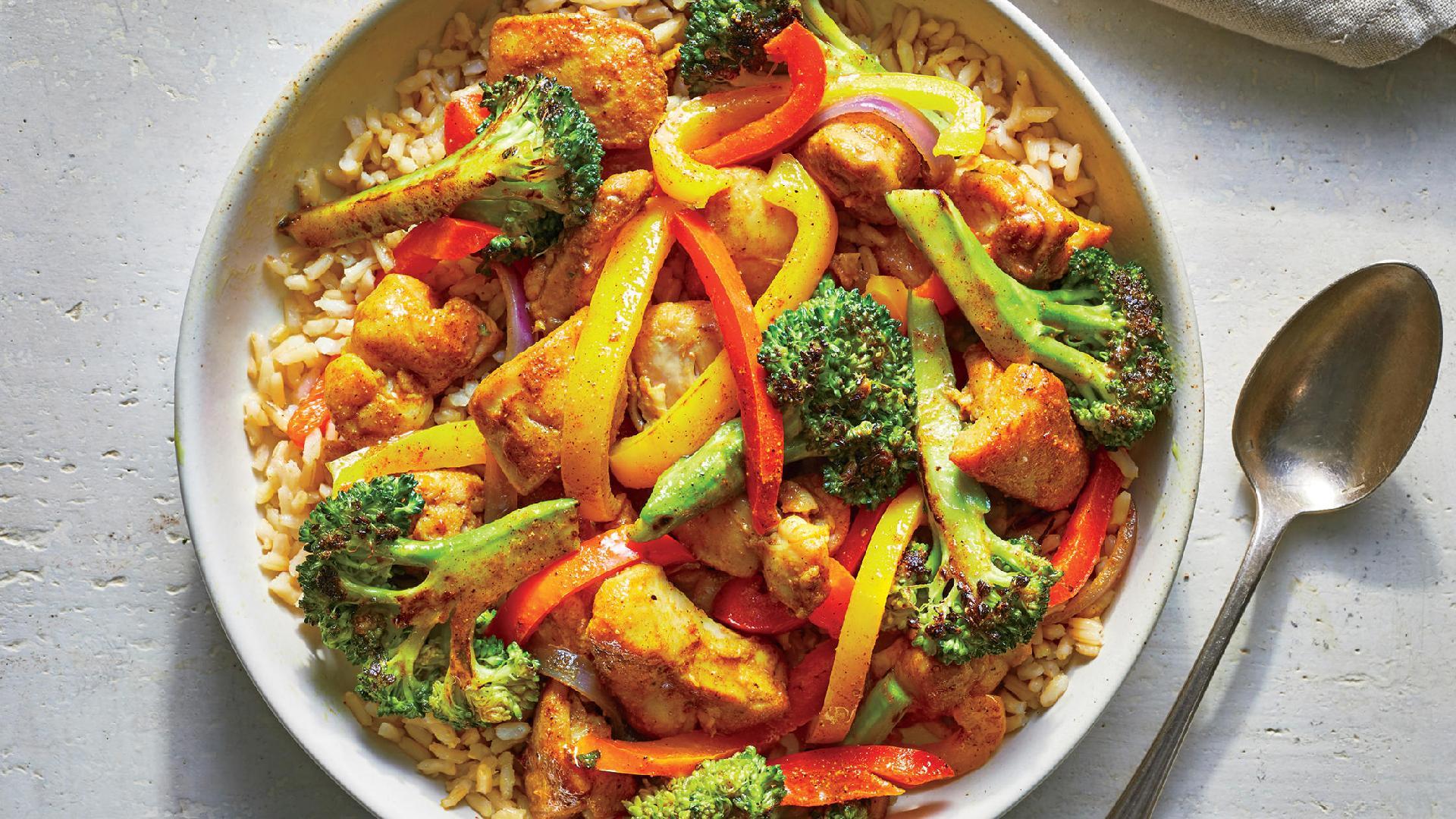 1920x1080 Make This Healthy Chicken Curry Stir Fry In 25 Minutes Recipe