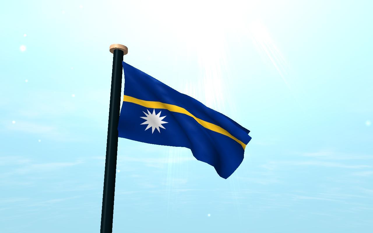 1280x800 Nauru Flag 3D Free Wallpaper APK for Android Download