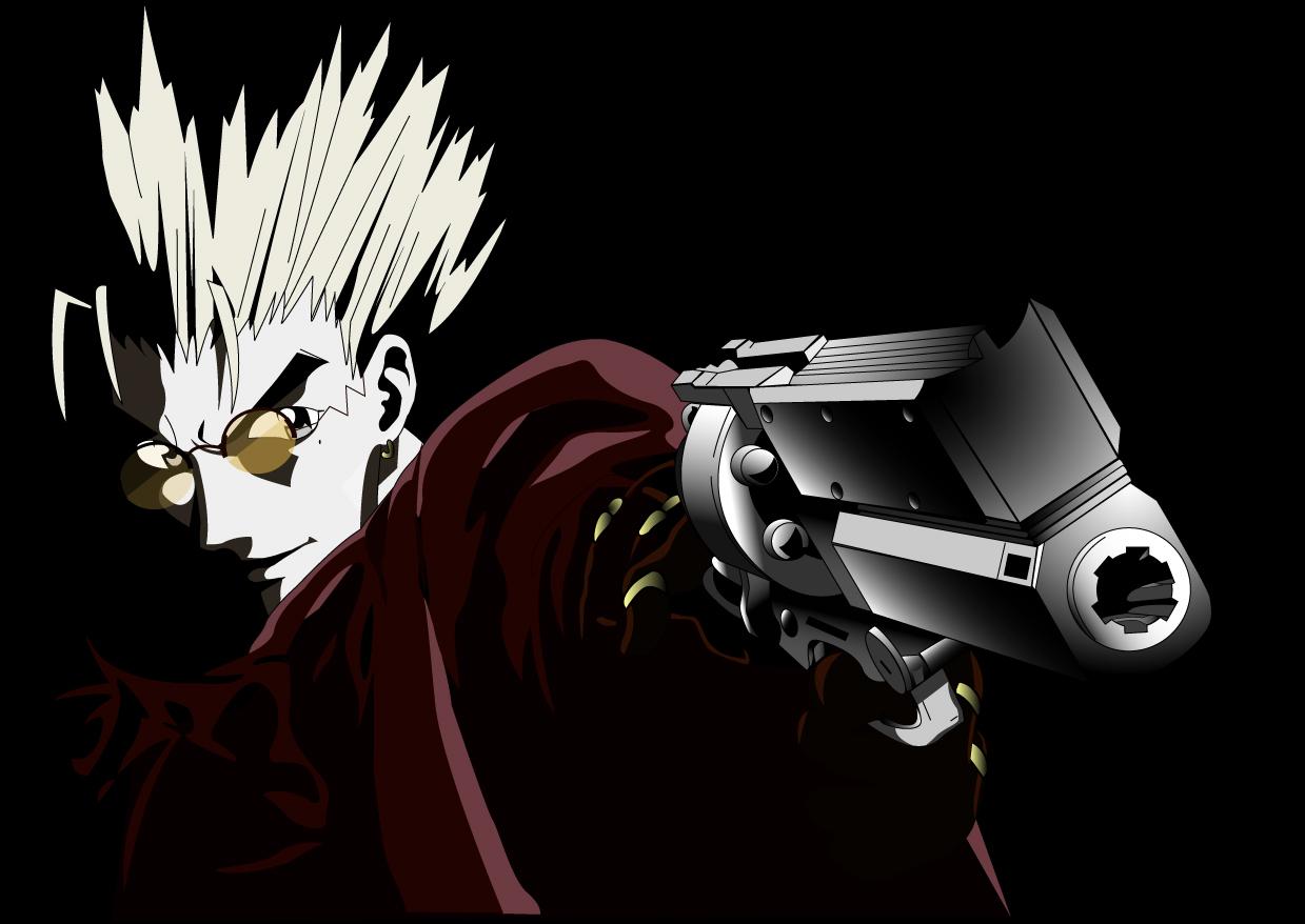 1239x878 Vash the Stampede >:D from the anime Trigun image