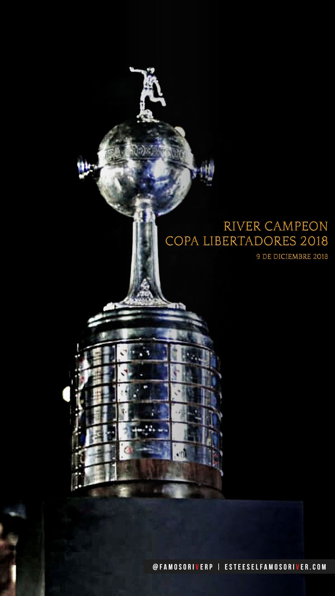 1080x1920 DESCARGA Fondo de Pantalla Celular River Plateón Copa Libertadores 2018 Copa Libertadores