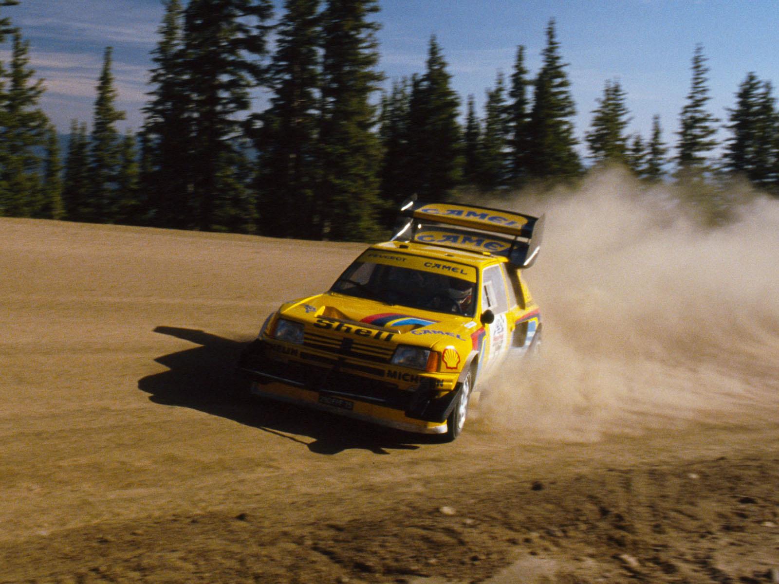 1600x1200 Peugeot 205 T16 “Pikes Peak” (1987). Rally Group B Shrine