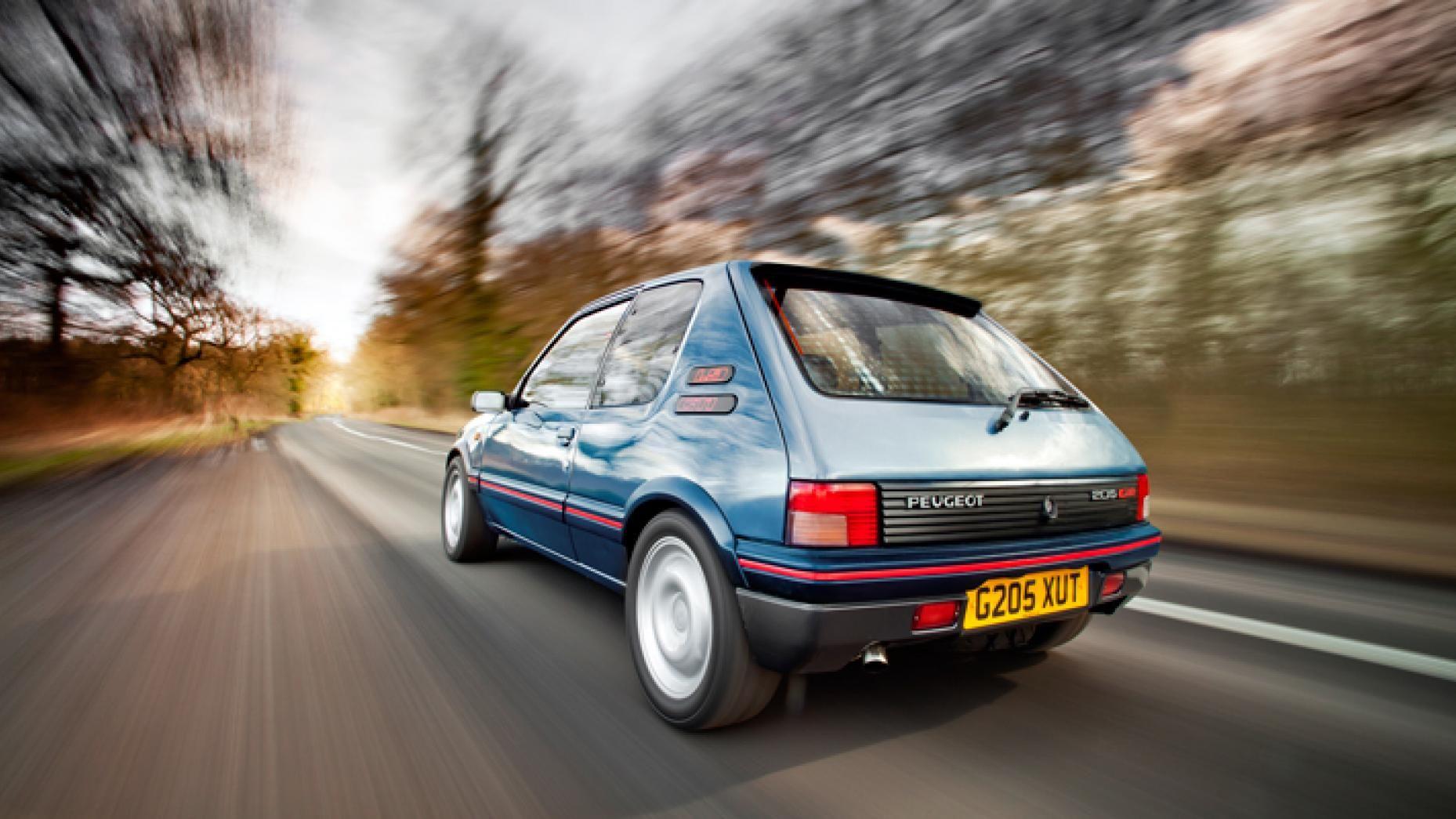 1858x1045 We drive a brand new old Peugeot 205. Top Gear. Hot hatch, Peugeot, Retro cars