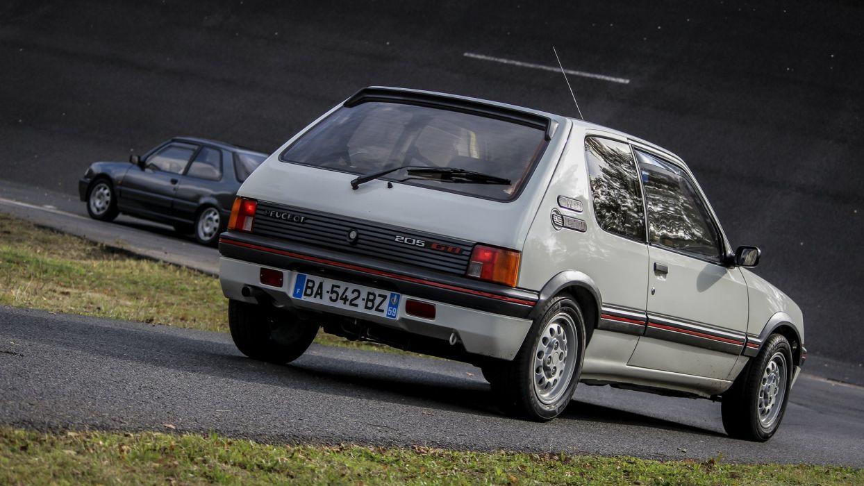 1244x700 Peugeot 205 gti cars coupe french blanc white wallpaperx1152