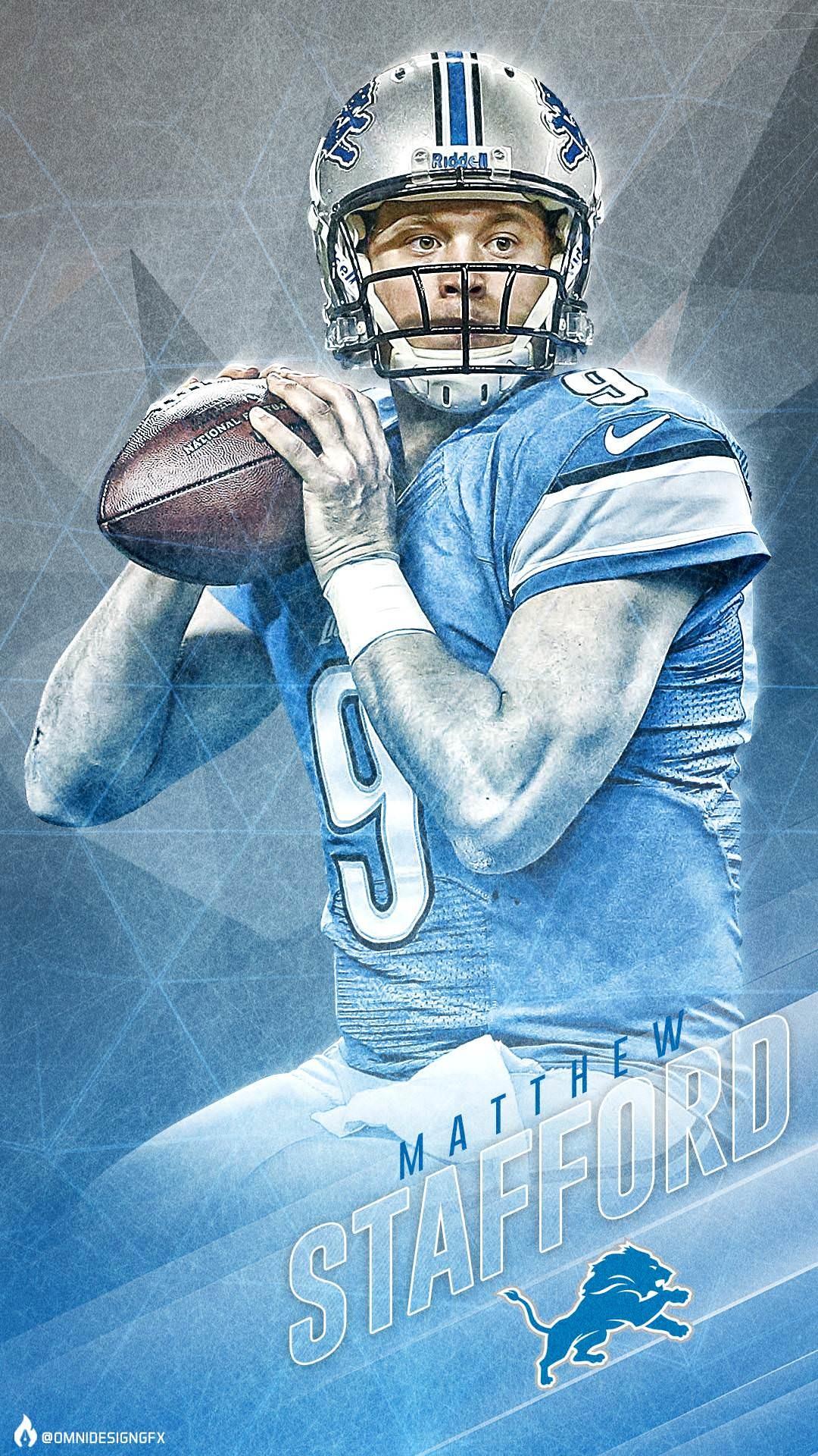 Football Art Detroit Lions Player Matthew Stafford Matthewstafford Matthew  Stafford Johnmatthewstaff Digital Art by Wrenn Huber - Pixels