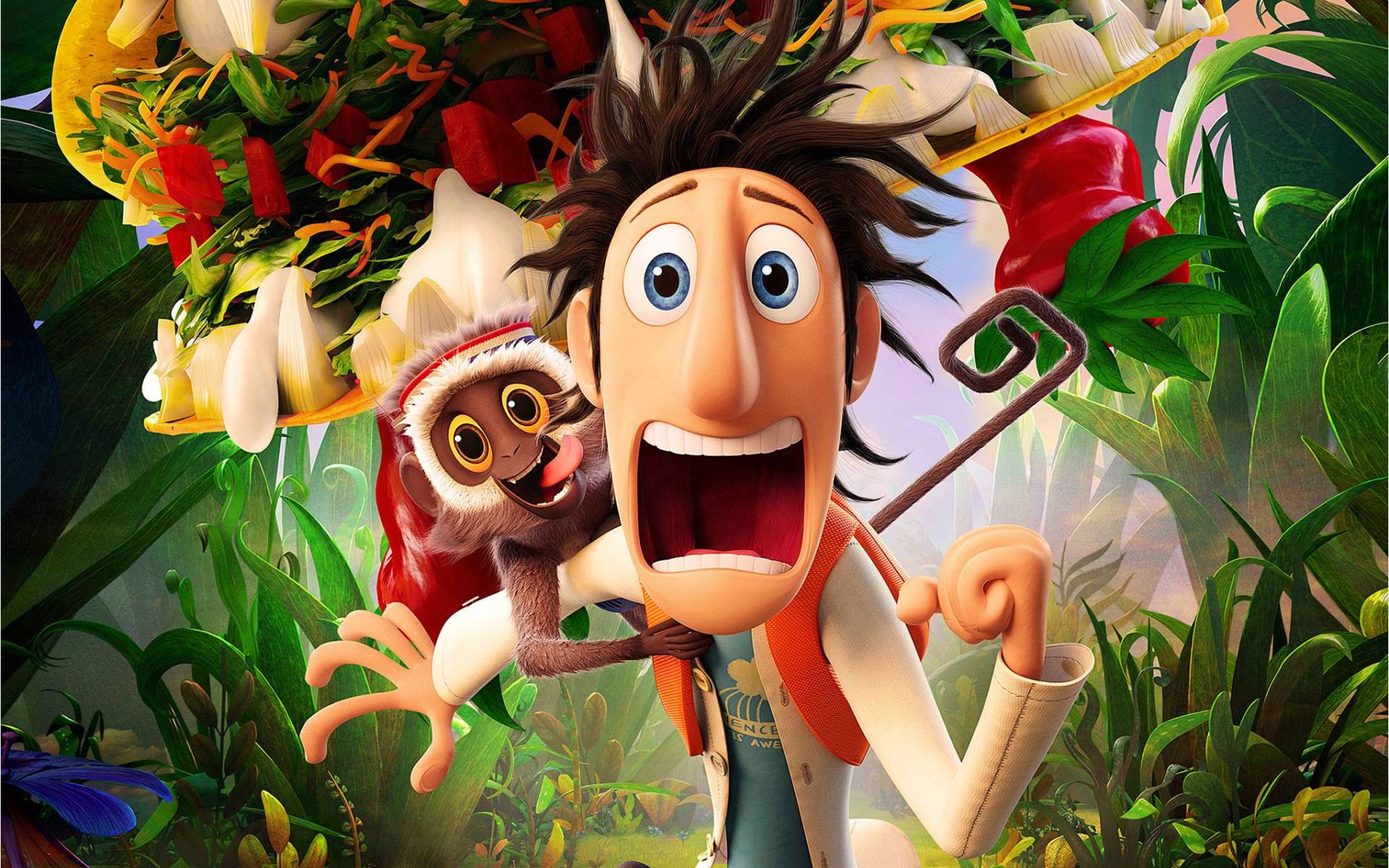 1920x1200 Flint Lockwood Cloudy With A Chance Of Meatballs 2 Wallpaper