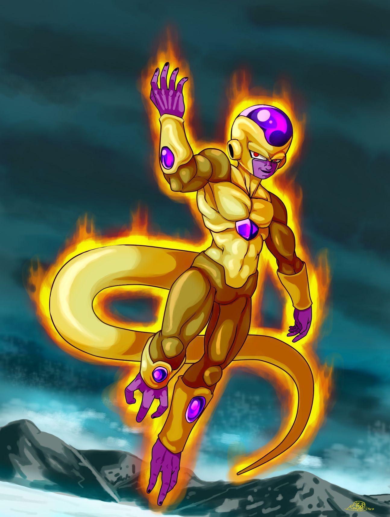 1294x1717 Golden Frieza Wallpaper