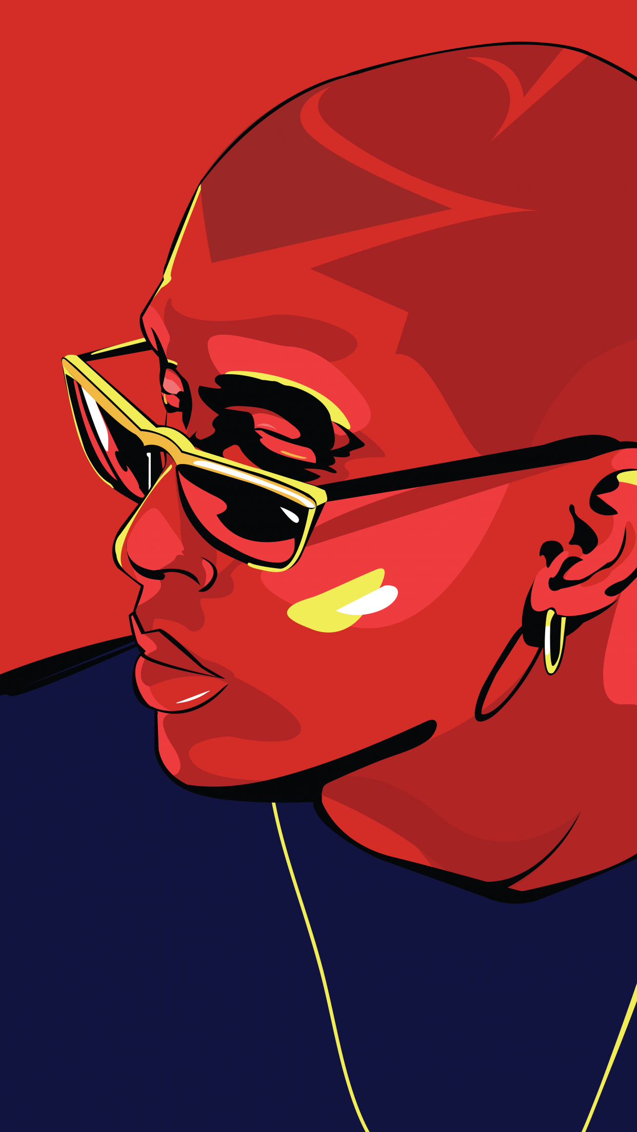 1242x2208 Bad Bunny Wallpaper 4K, 8K, Puerto Rican rapper, 5K