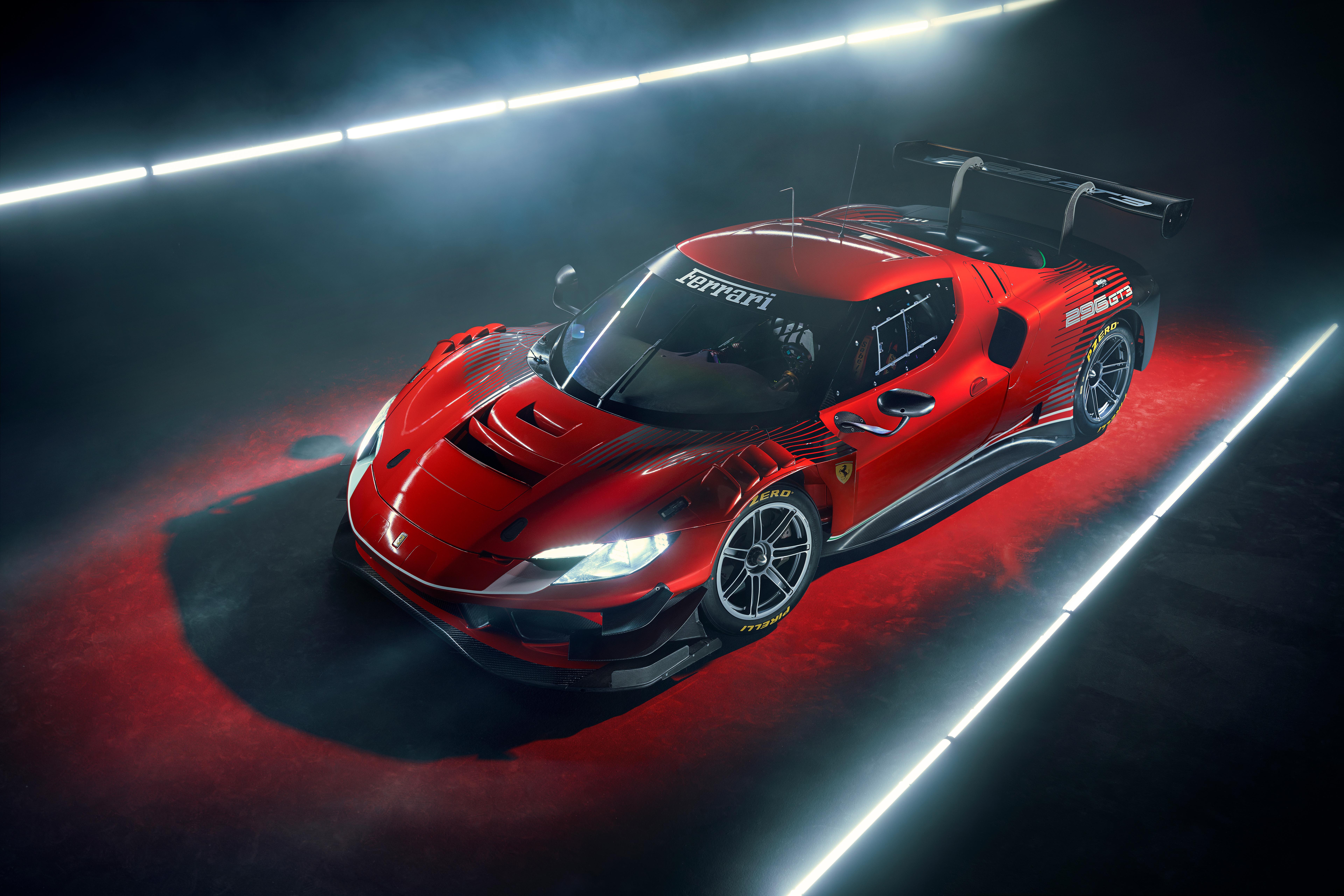 7680x5120 Ferrari 296 GT3 Wallpaper 4K, Race cars, 5K, 8K, Cars