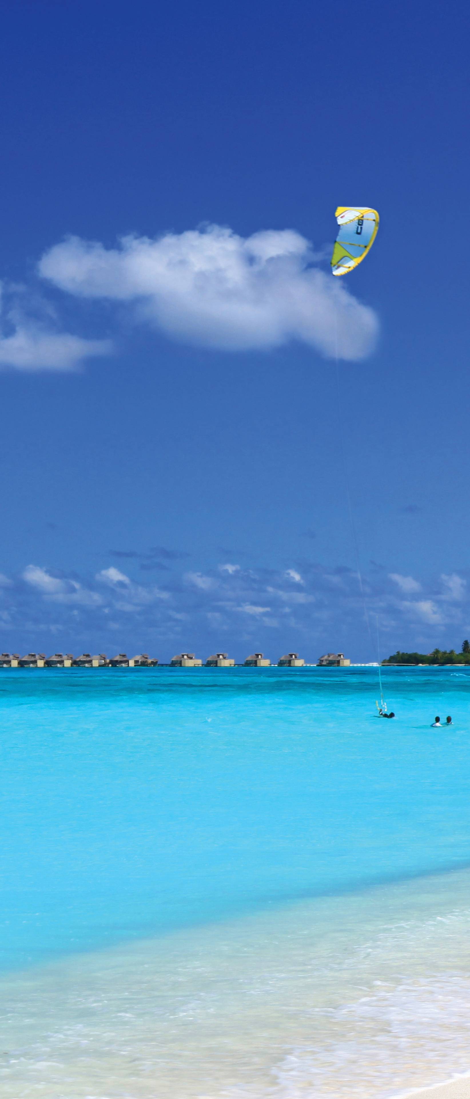 1644x3840 maldives, ocean, parasailing 1644x3840 Resolution Wallpaper, HD Nature 4K Wallpaper, Image, Photo and Background