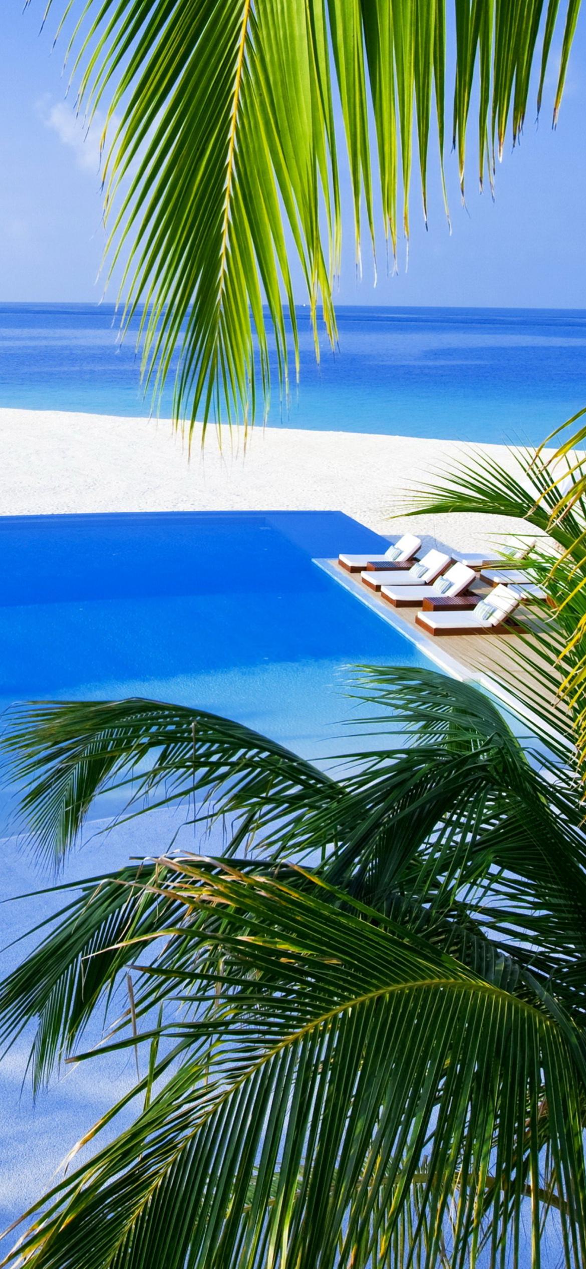 1170x2532 Maldives Meeru Island Wallpaper for iPhone XR