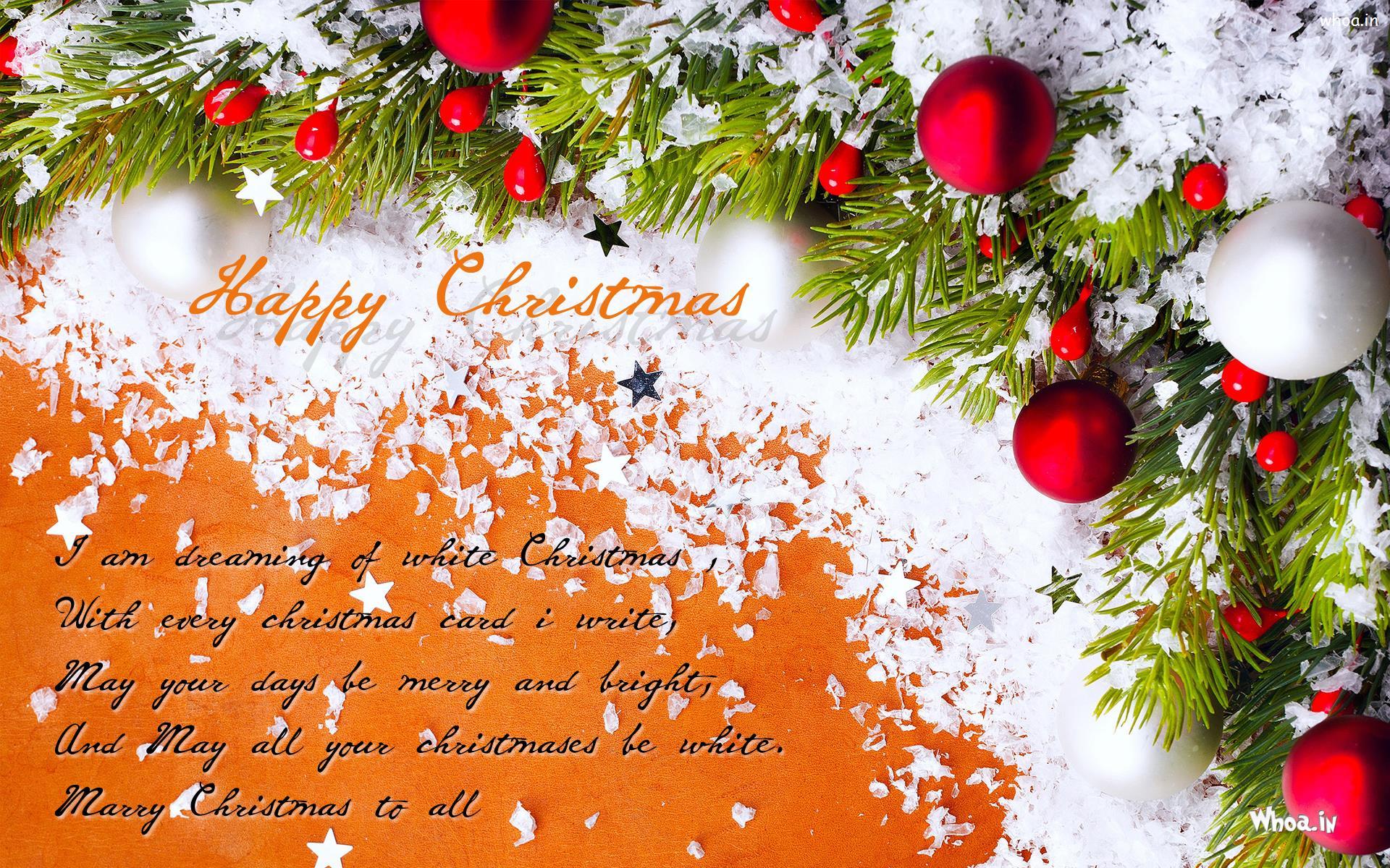 1920x1200 Merry Christmas Quote Greeting Wallpaper