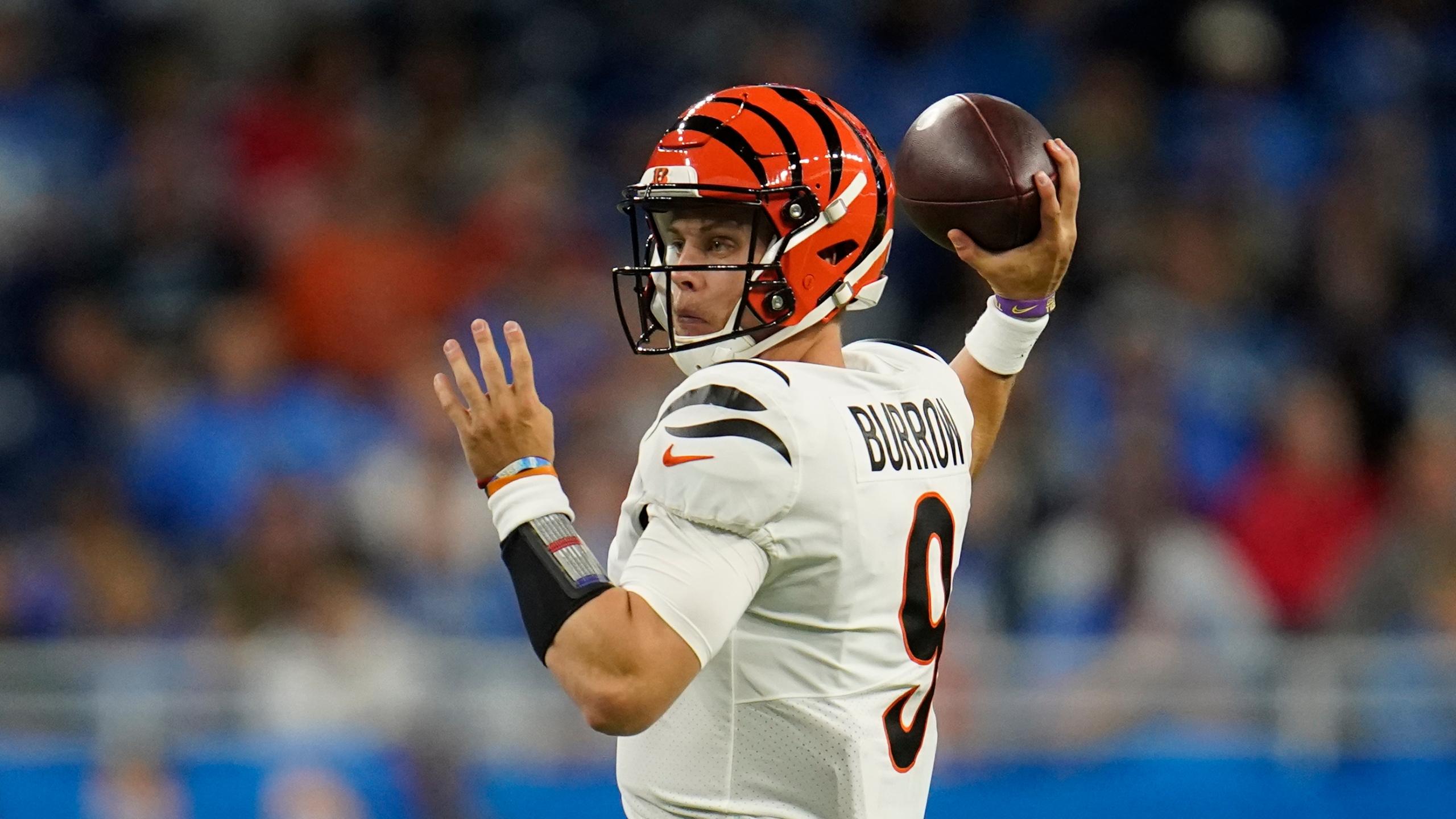 2560x1440 Joe Burrow Throws 3 TDs As Bengals Rout Winless Lions 34 11